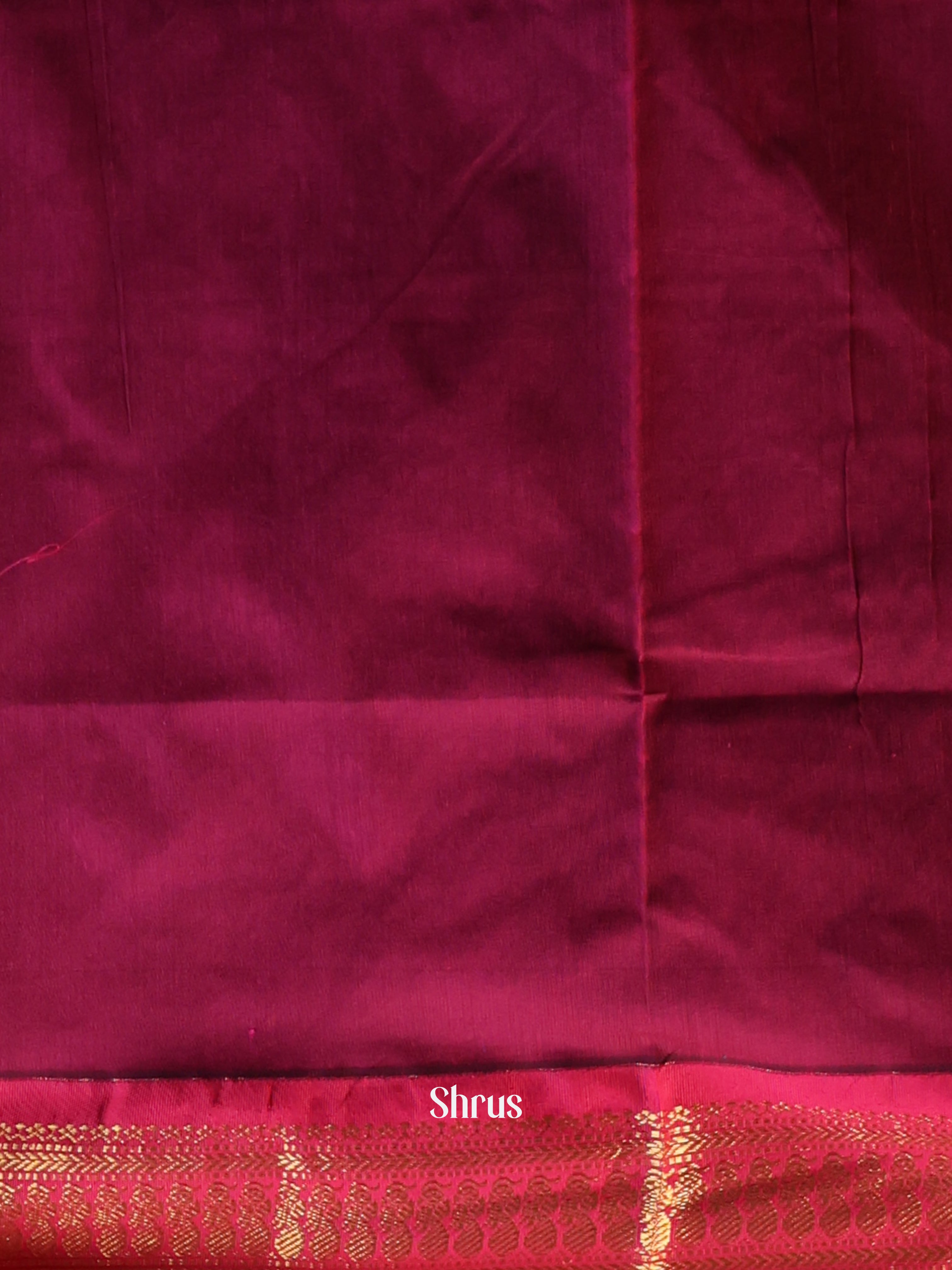 Blue & Purple - Kalyani Cotton Saree - Shop on Shrus.com