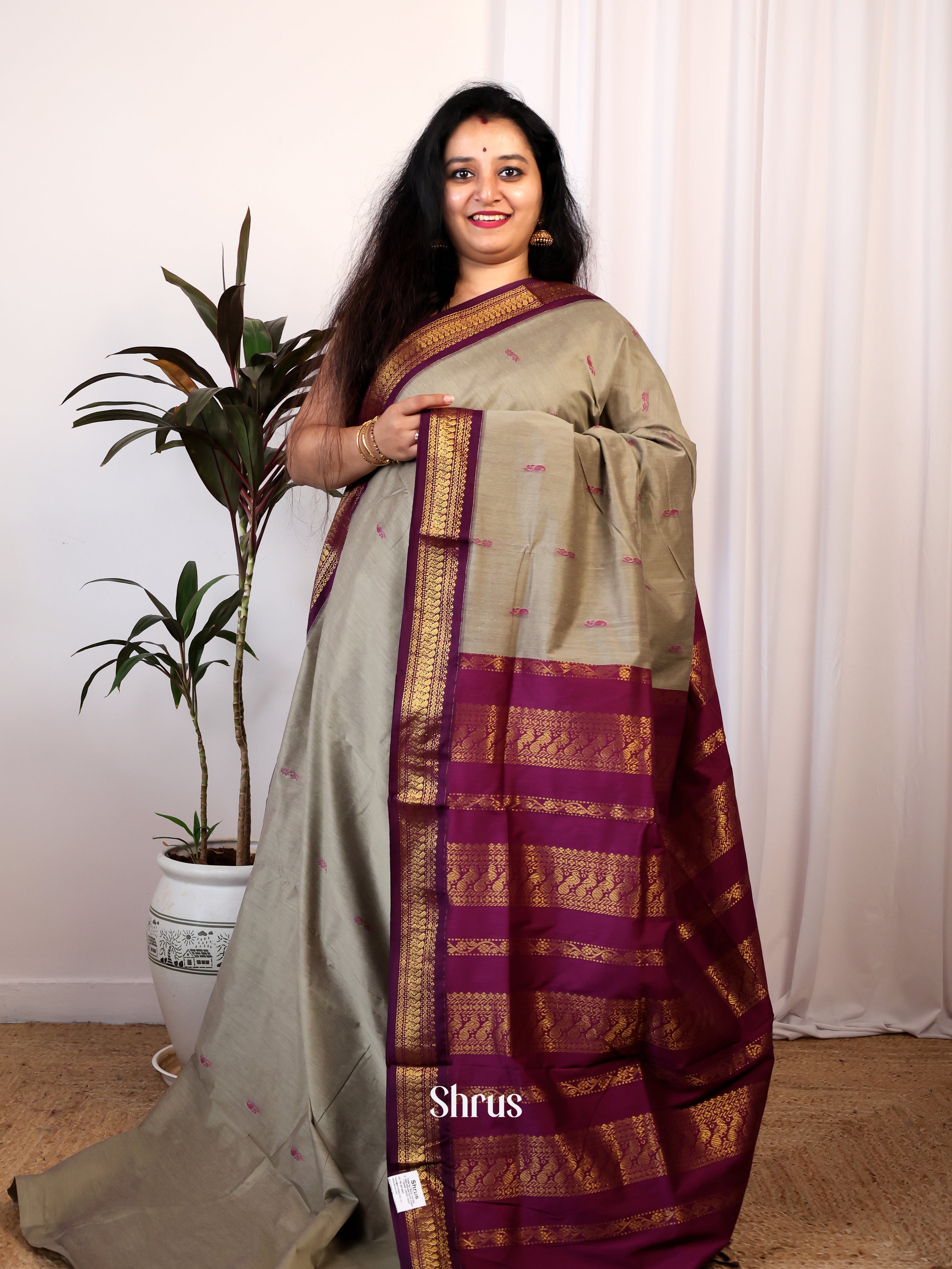 CJS05168 - Kalyani Cotton Saree - Shop on Shrus.com