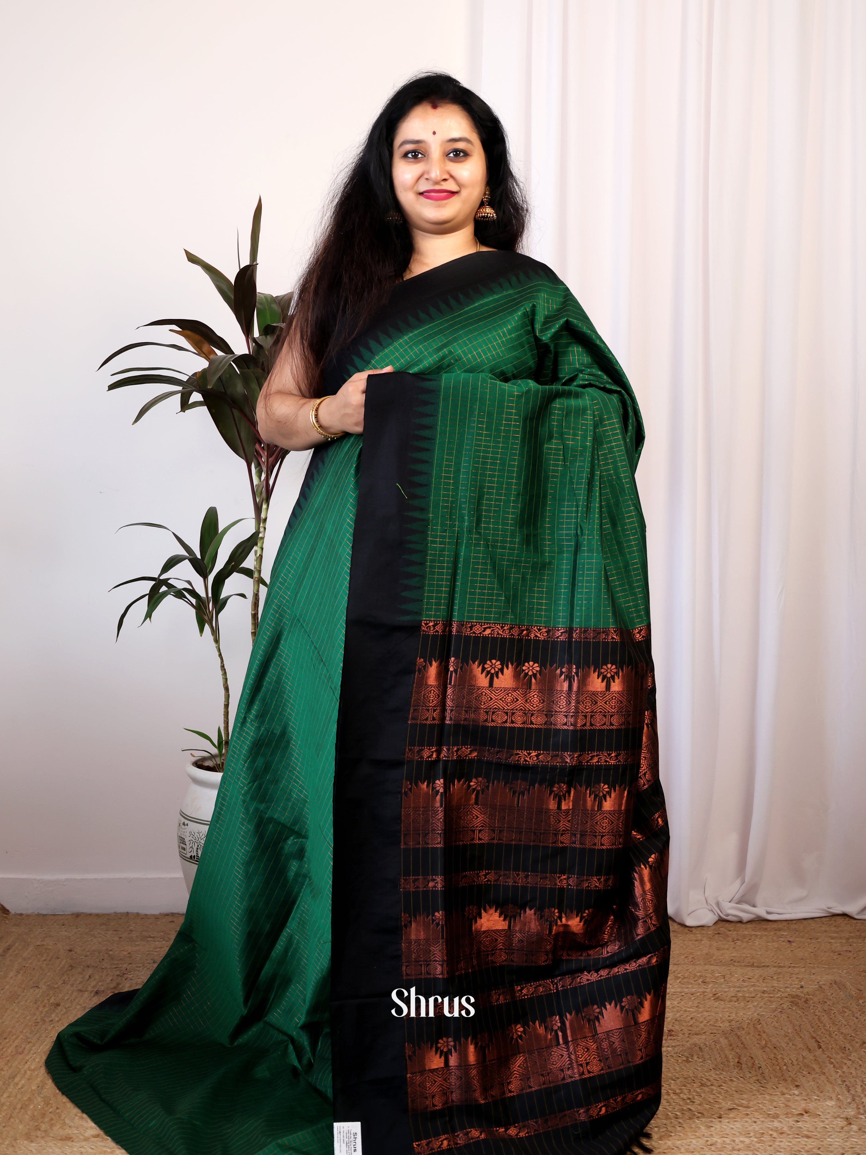 CJS05176 - Kalyani Cotton Saree - Shop on Shrus.com