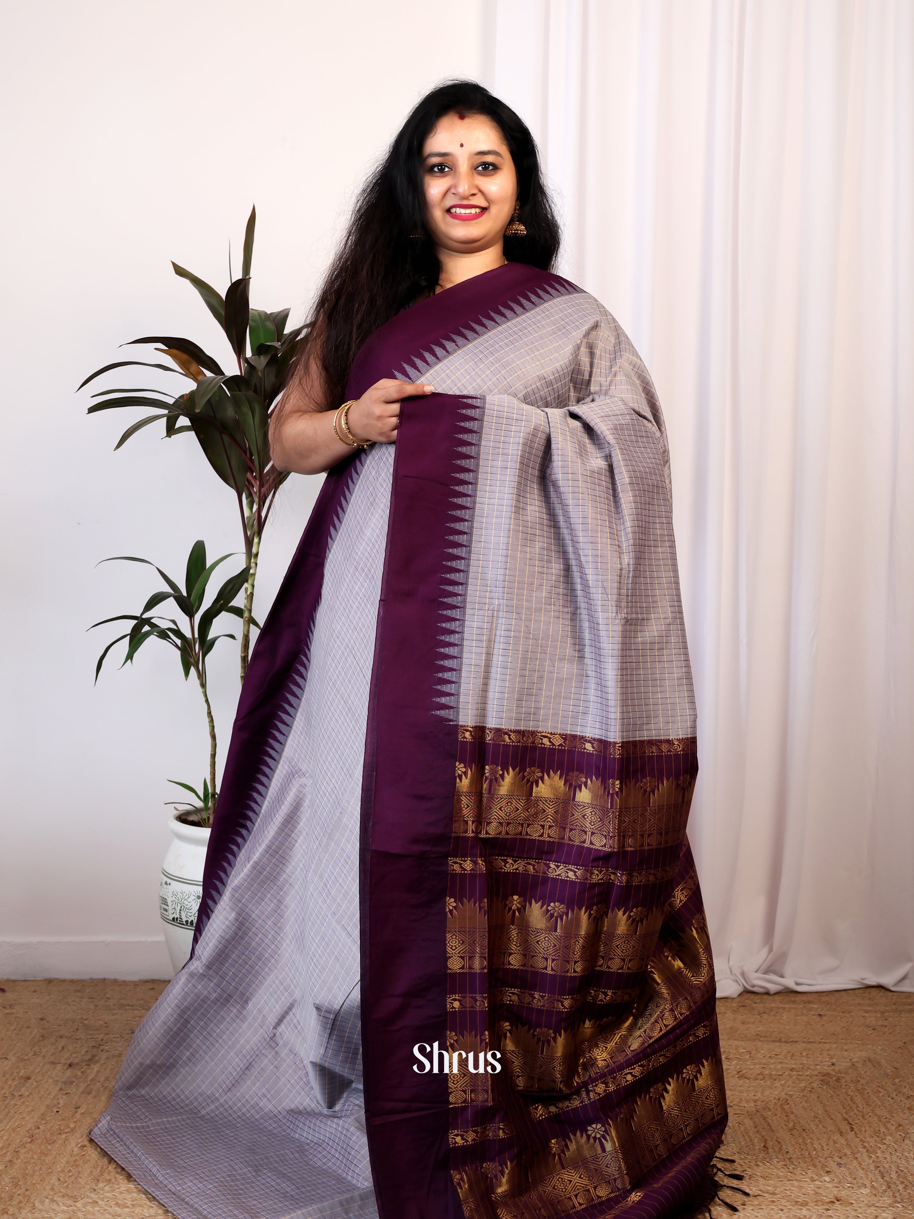CJS05177 - Kalyani Cotton Saree - Shop on Shrus.com