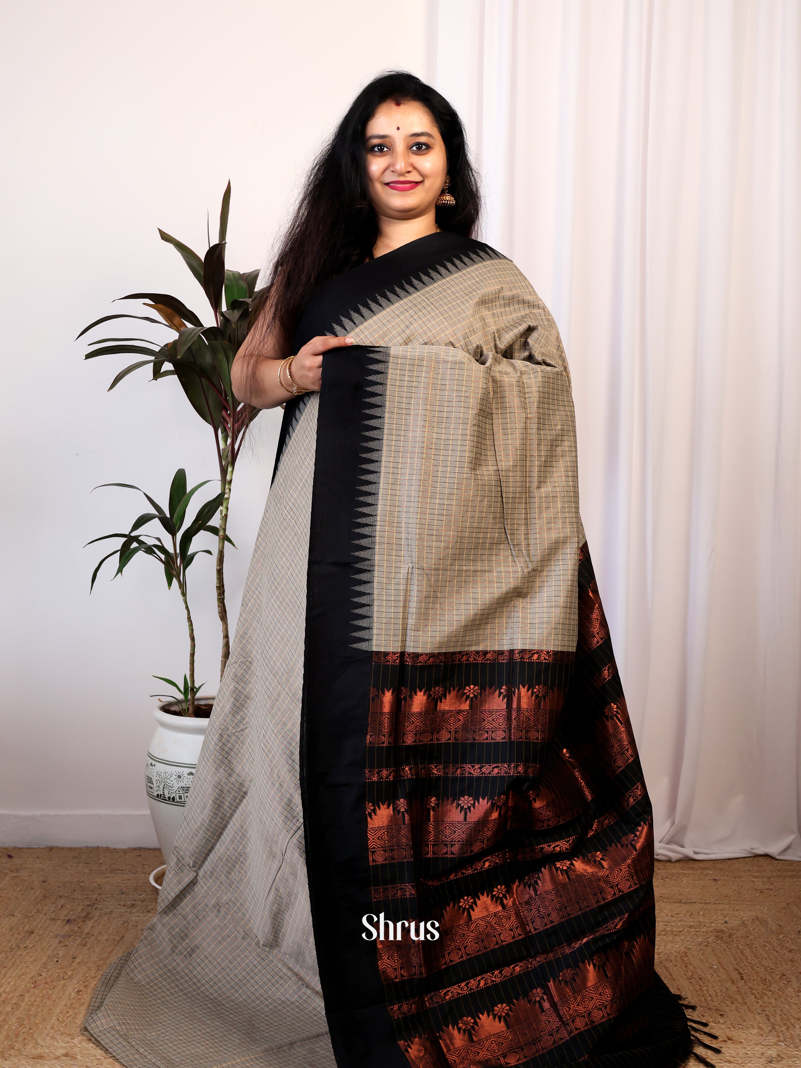 CJS05178 - Kalyani Cotton Saree - Shop on Shrus.com