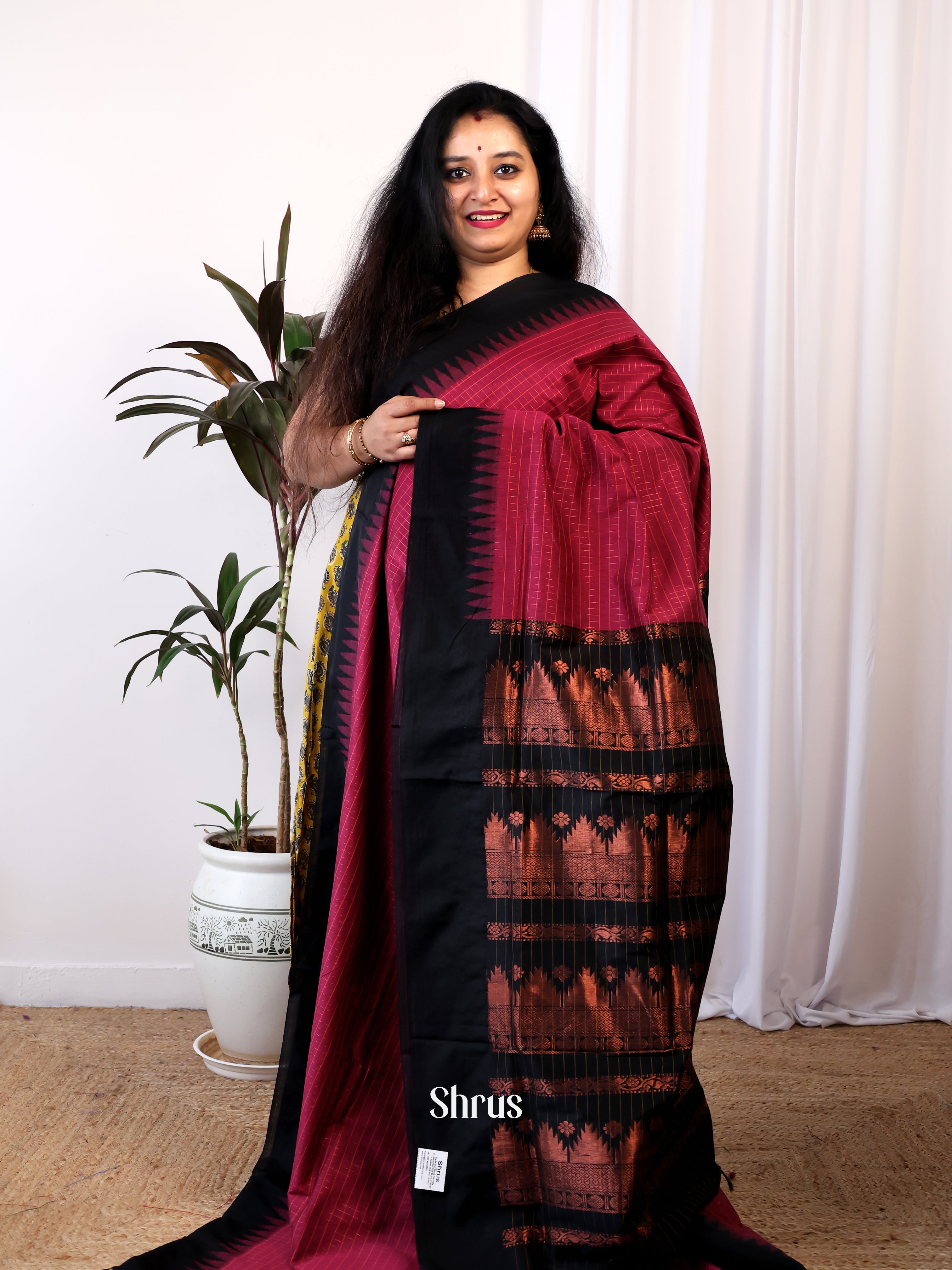 CJS05182 - Kalyani Cotton Saree - Shop on Shrus.com