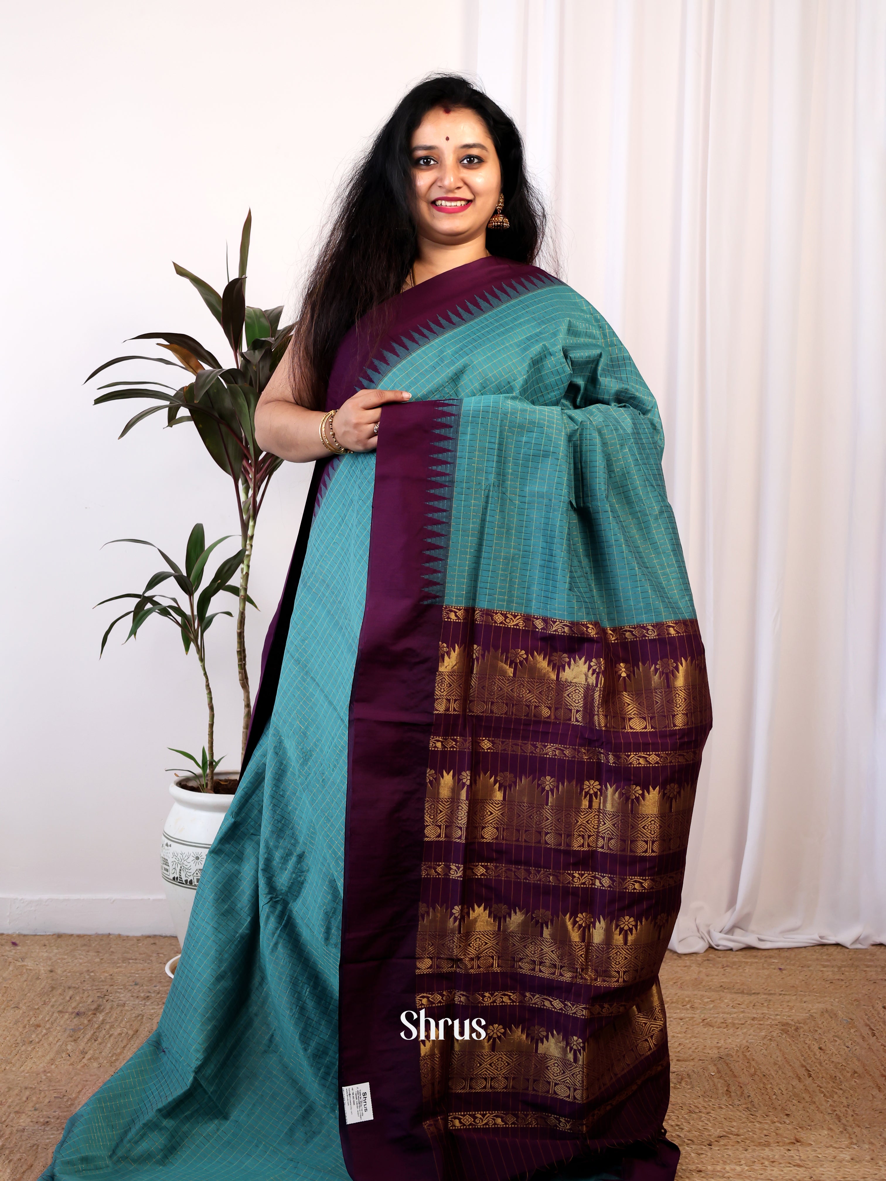 CJS05185 - Kalyani Cotton Saree - Shop on Shrus.com