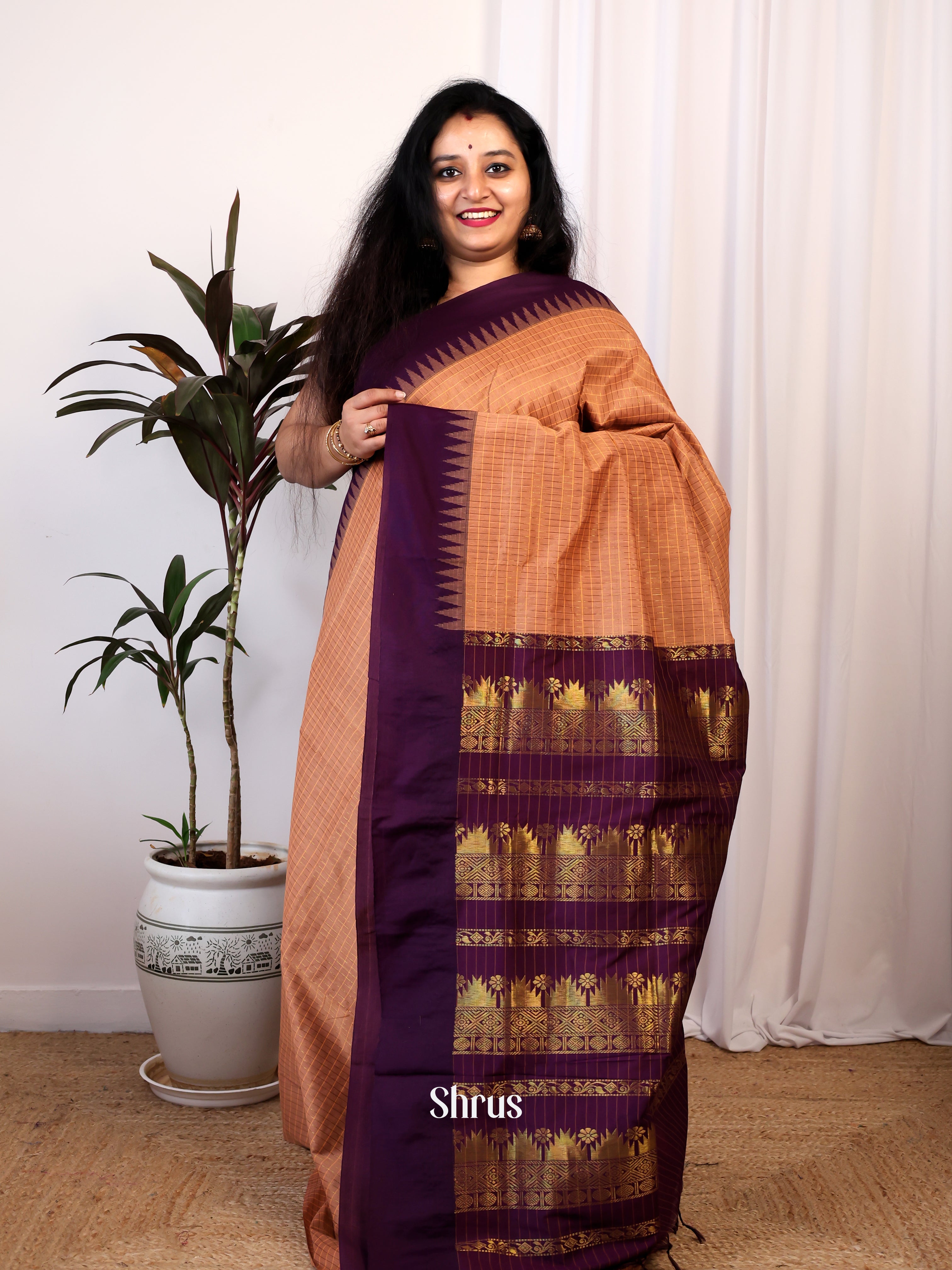 CJS05188 - Kalyani Cotton Saree - Shop on Shrus.com