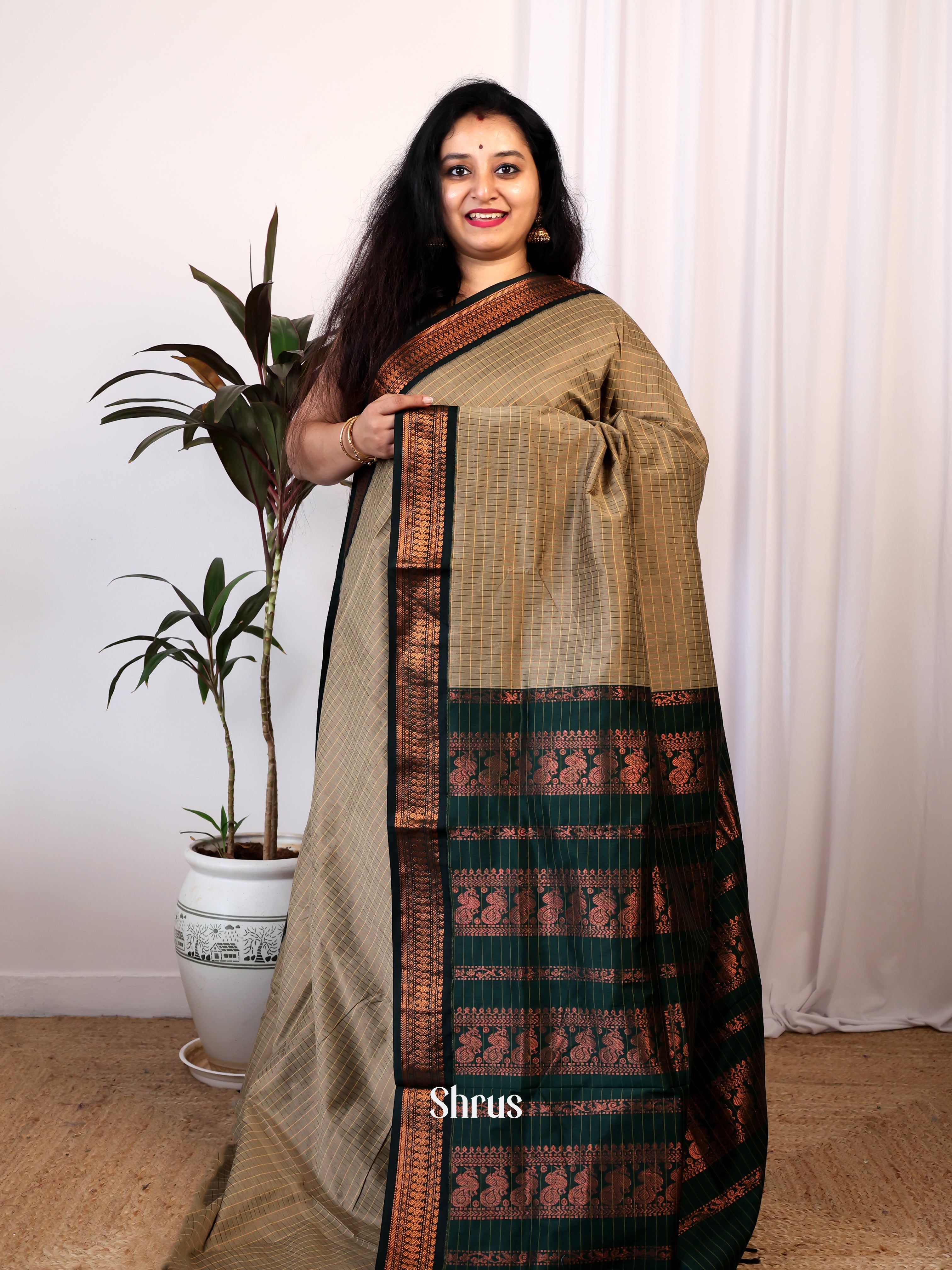 CJS05196 - Kalyani Cotton Saree - Shop on Shrus.com