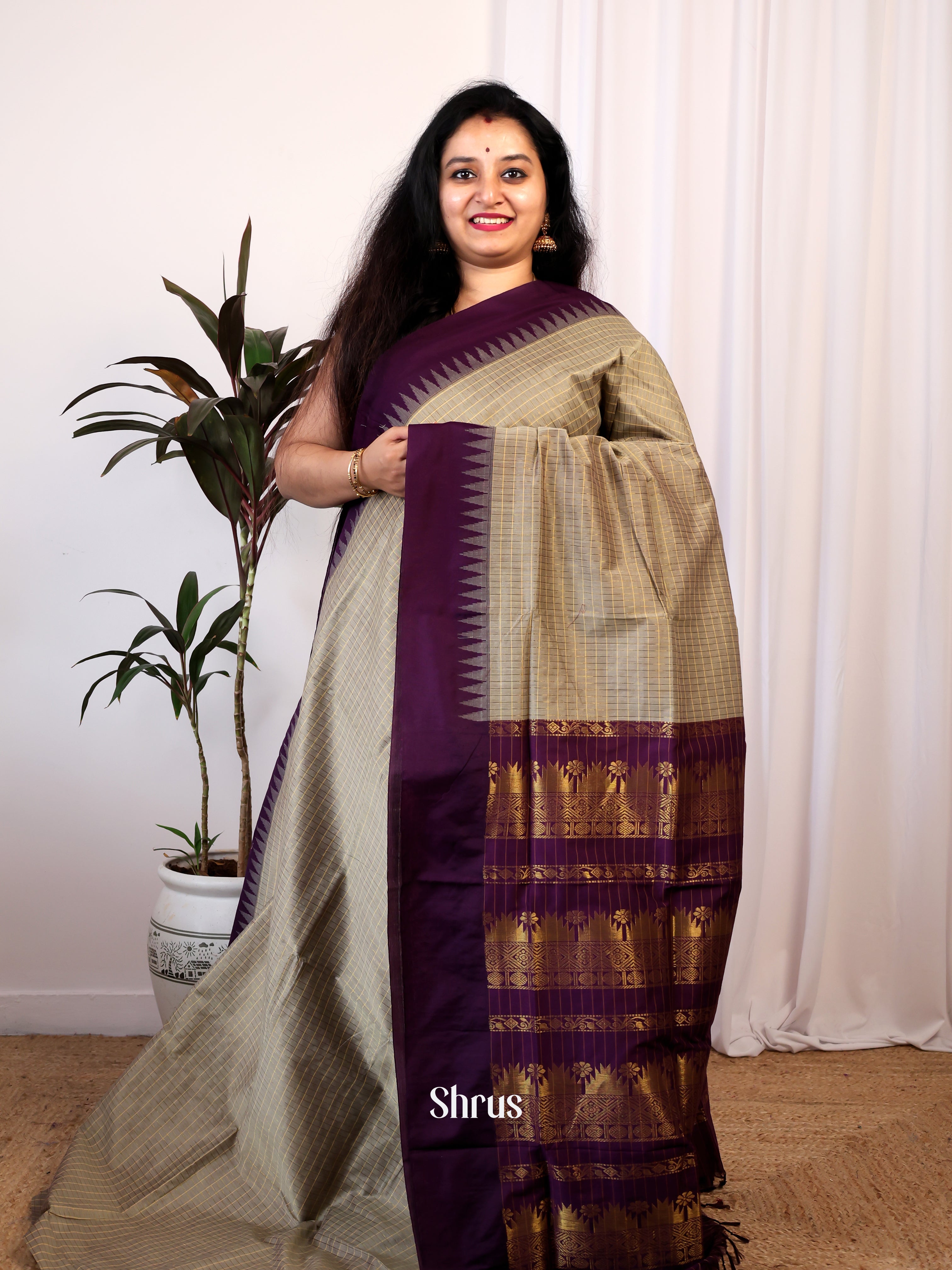 CJS05198 - Kalyani Cotton Saree - Shop on Shrus.com