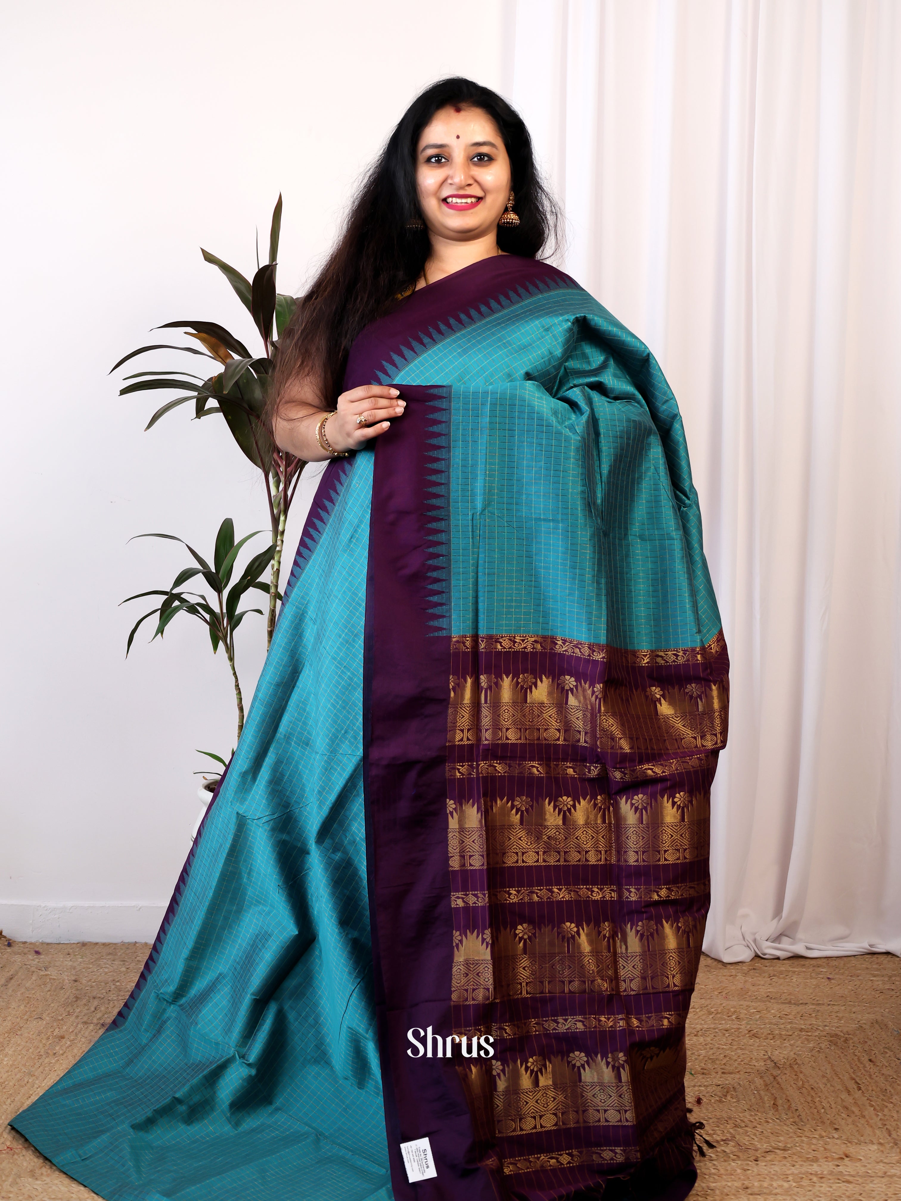 CJS05203 - Kalyani Cotton Saree - Shop on Shrus.com