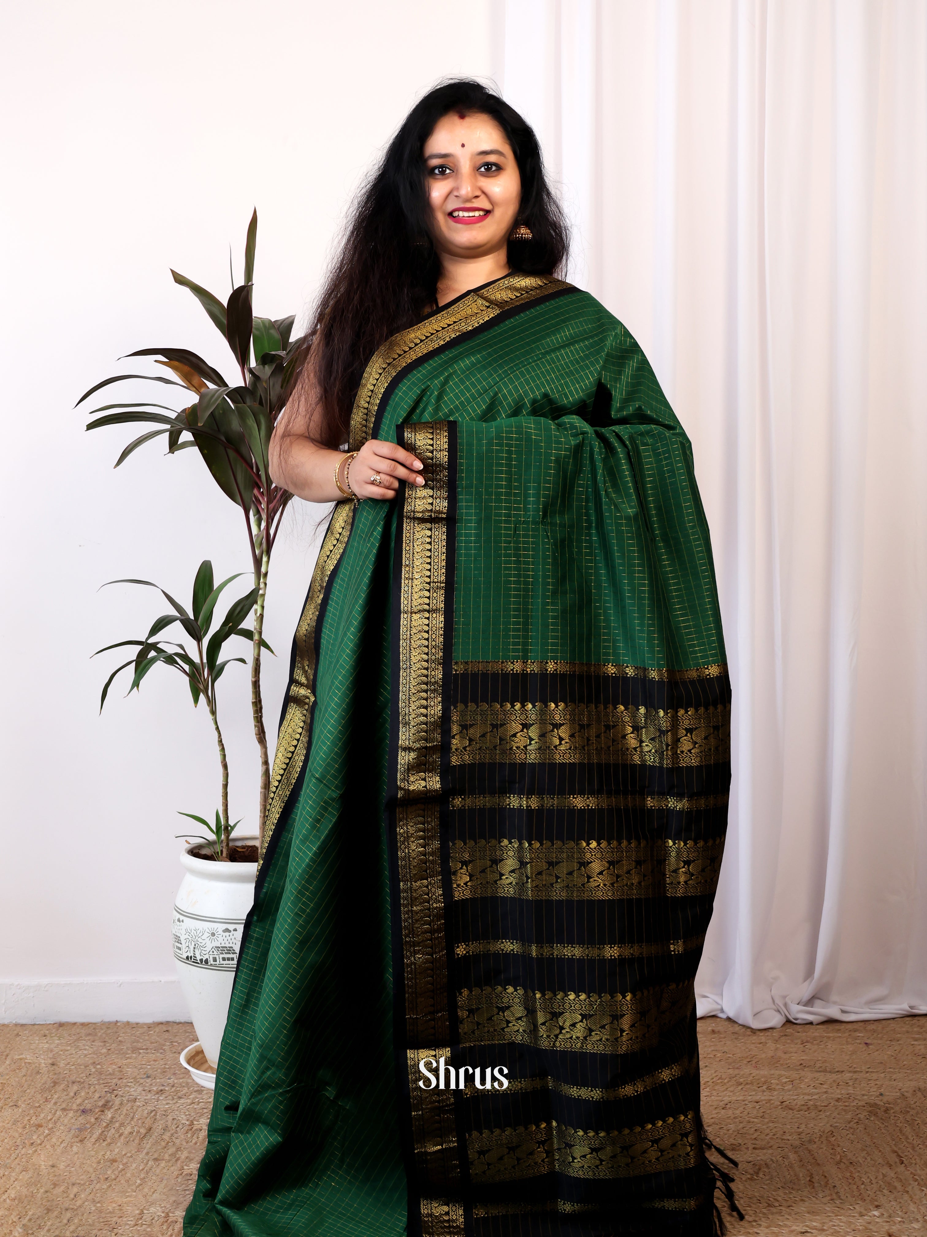 CJS05205 - Kalyani Cotton Saree - Shop on Shrus.com