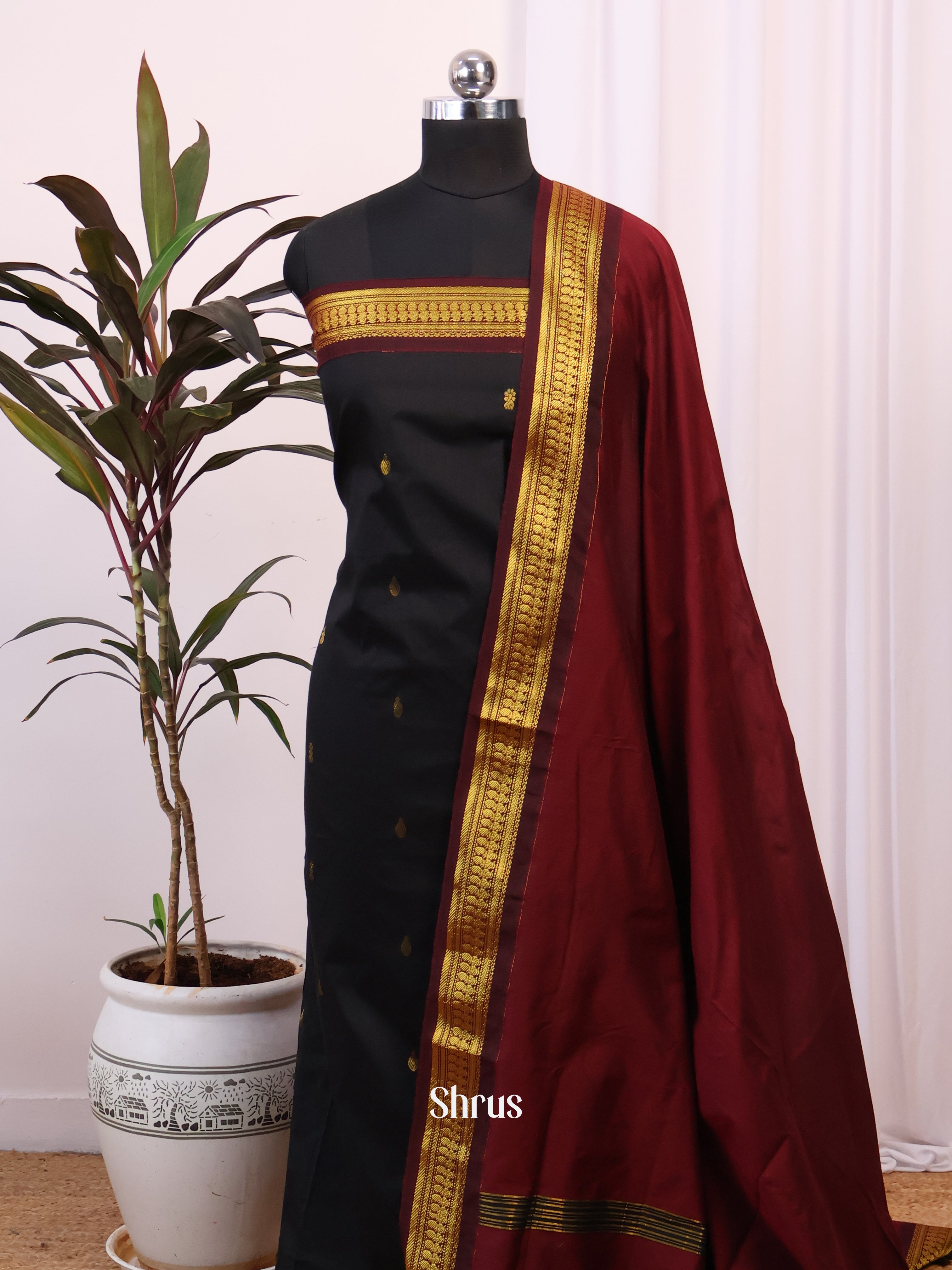 CJS05237 - Kalyani Cotton salwar unstitch - Shop on Shrus.com