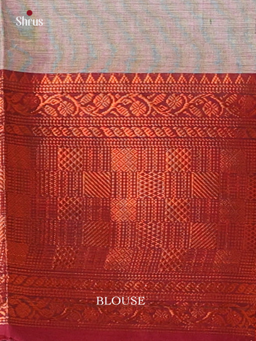 Grey & Brown- Chettinad Cotton Saree - Shop on Shrus.com