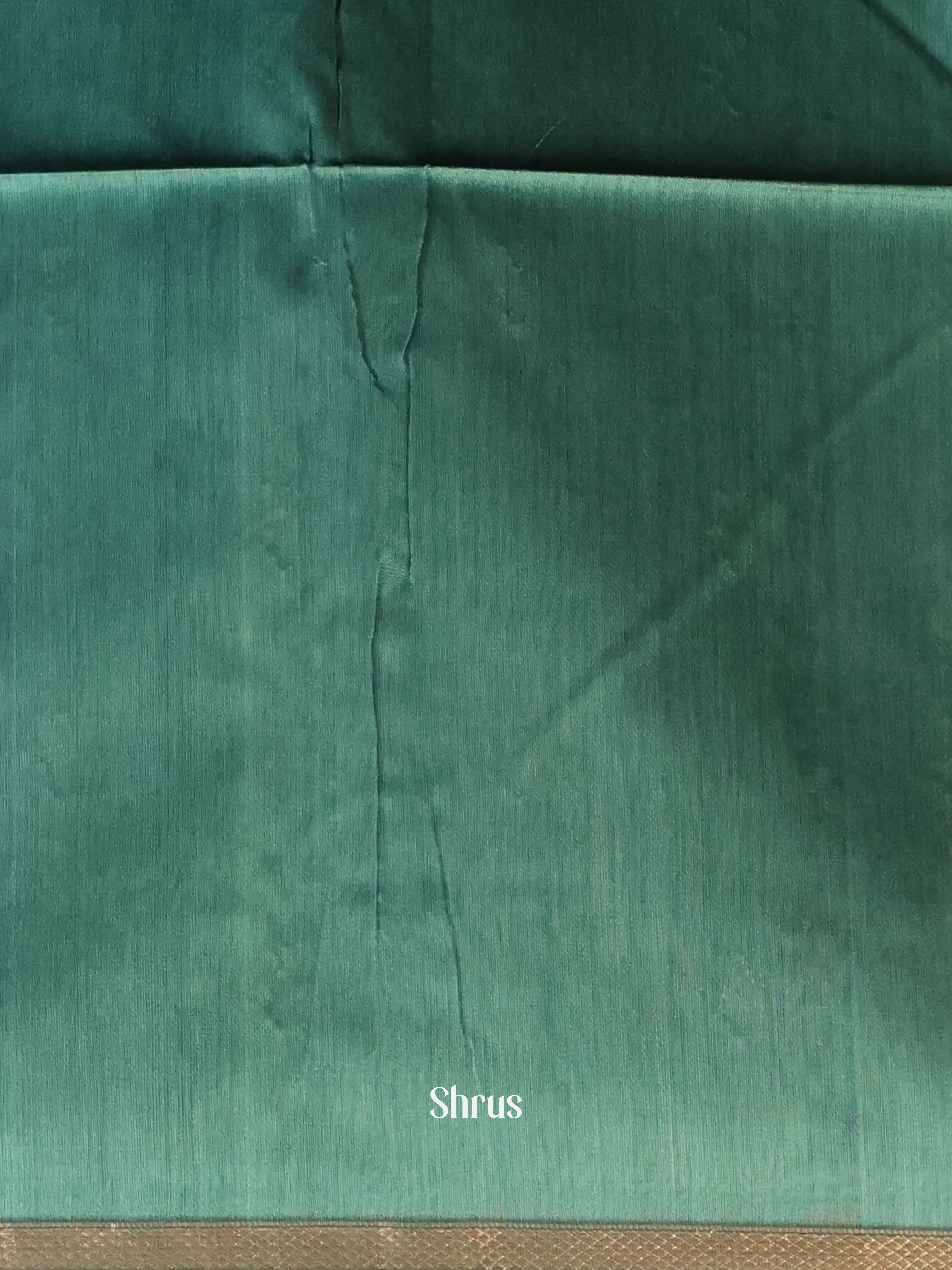 Green - Maheshwari silkcotton Saree - Shop on Shrus.com