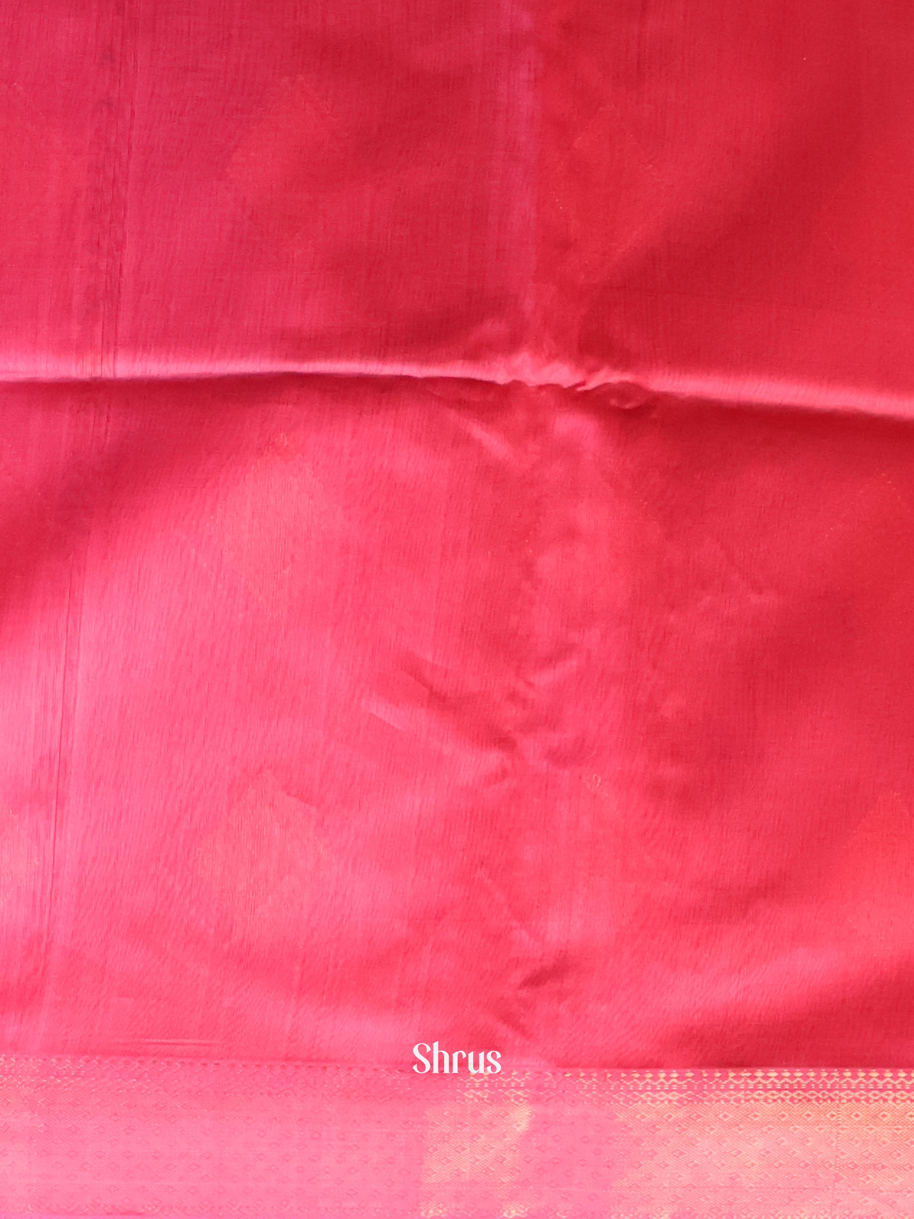 Pink - Maheshwari silkcotton Saree - Shop on Shrus.com