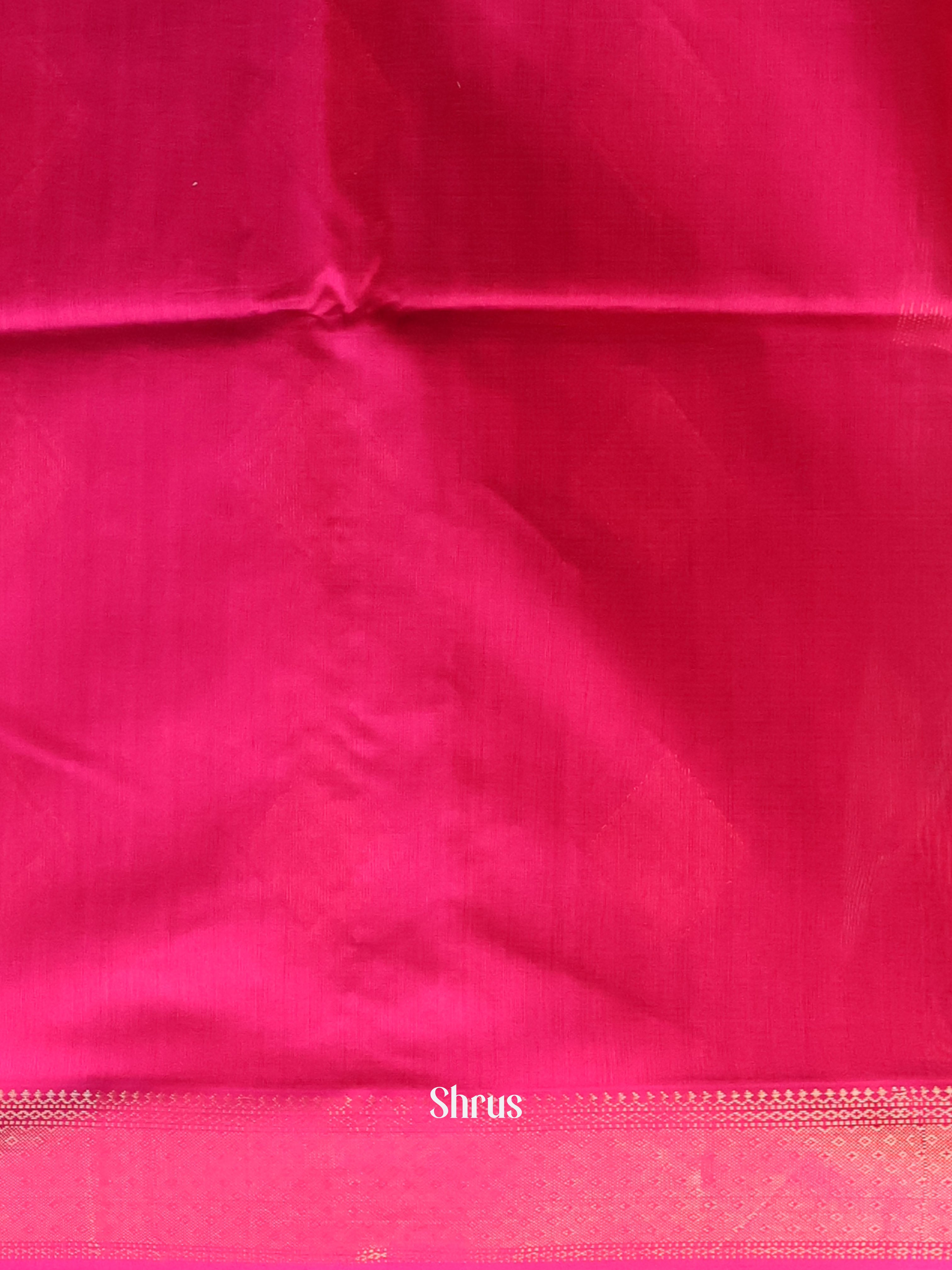 Pink - Maheshwari silkcotton Saree - Shop on Shrus.com