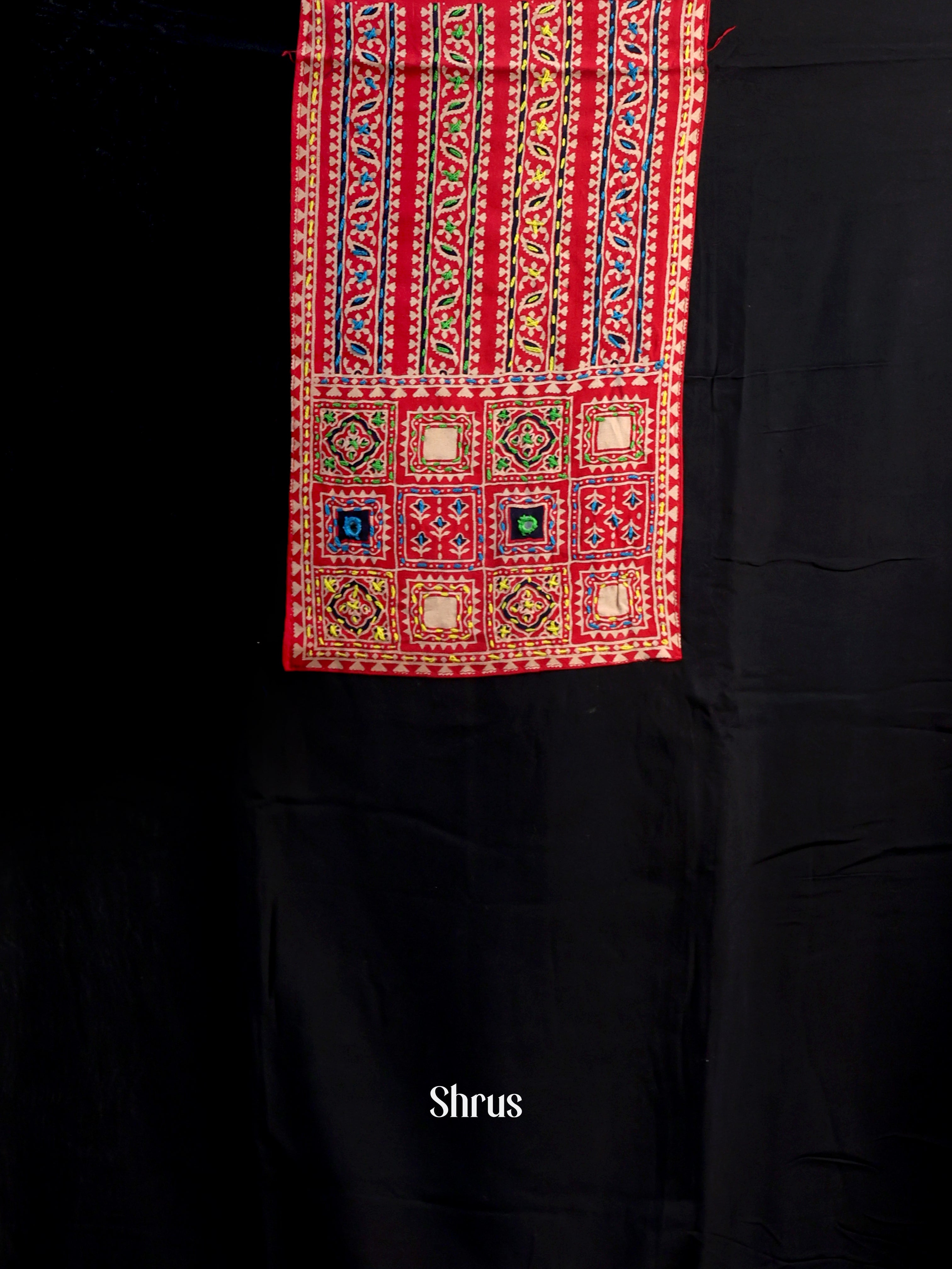 Black & Red - Ajrakh Salwar - Shop on Shrus.com
