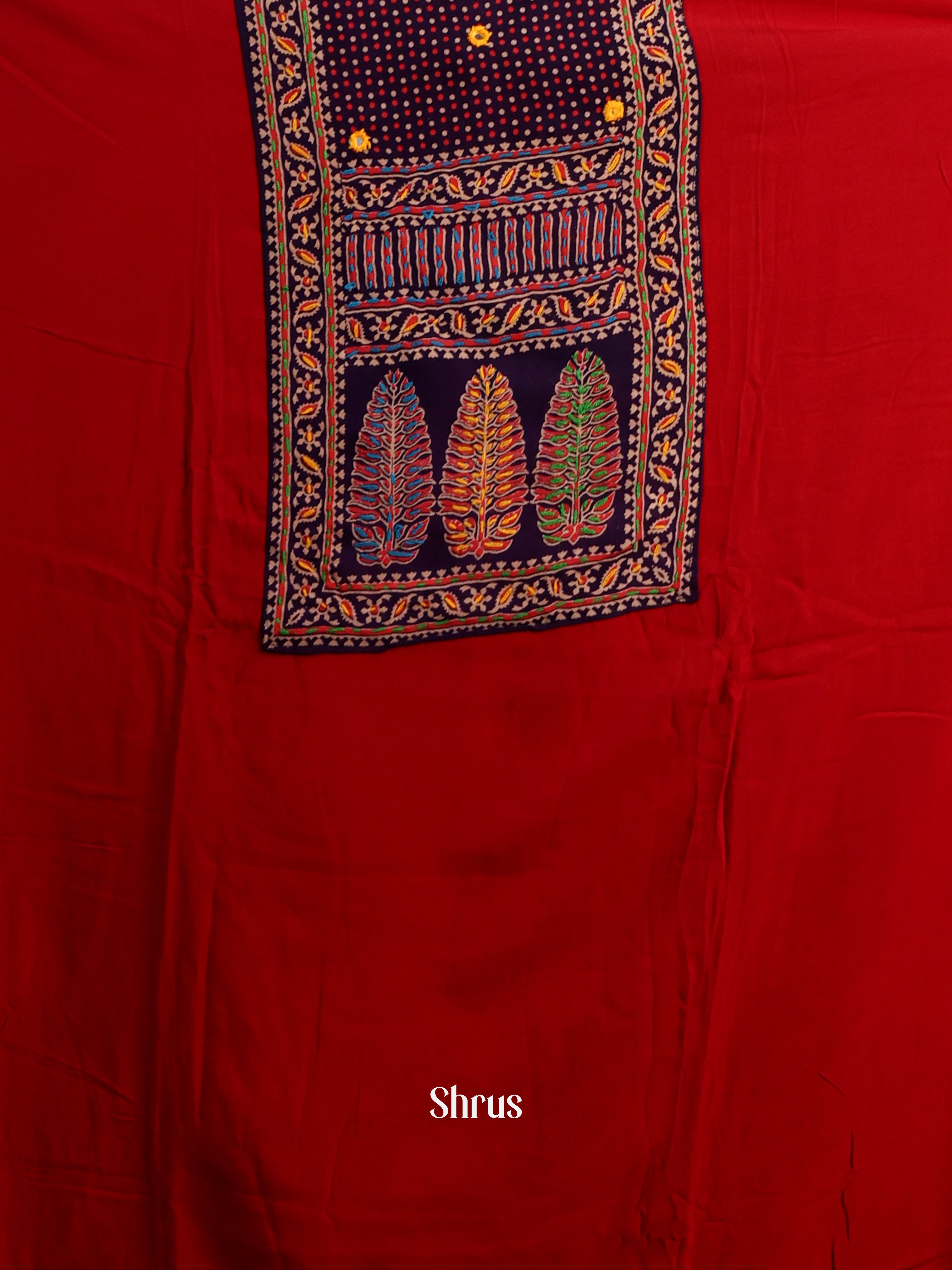 CJS07055 - Ajrakh Salwar - Shop on Shrus.com