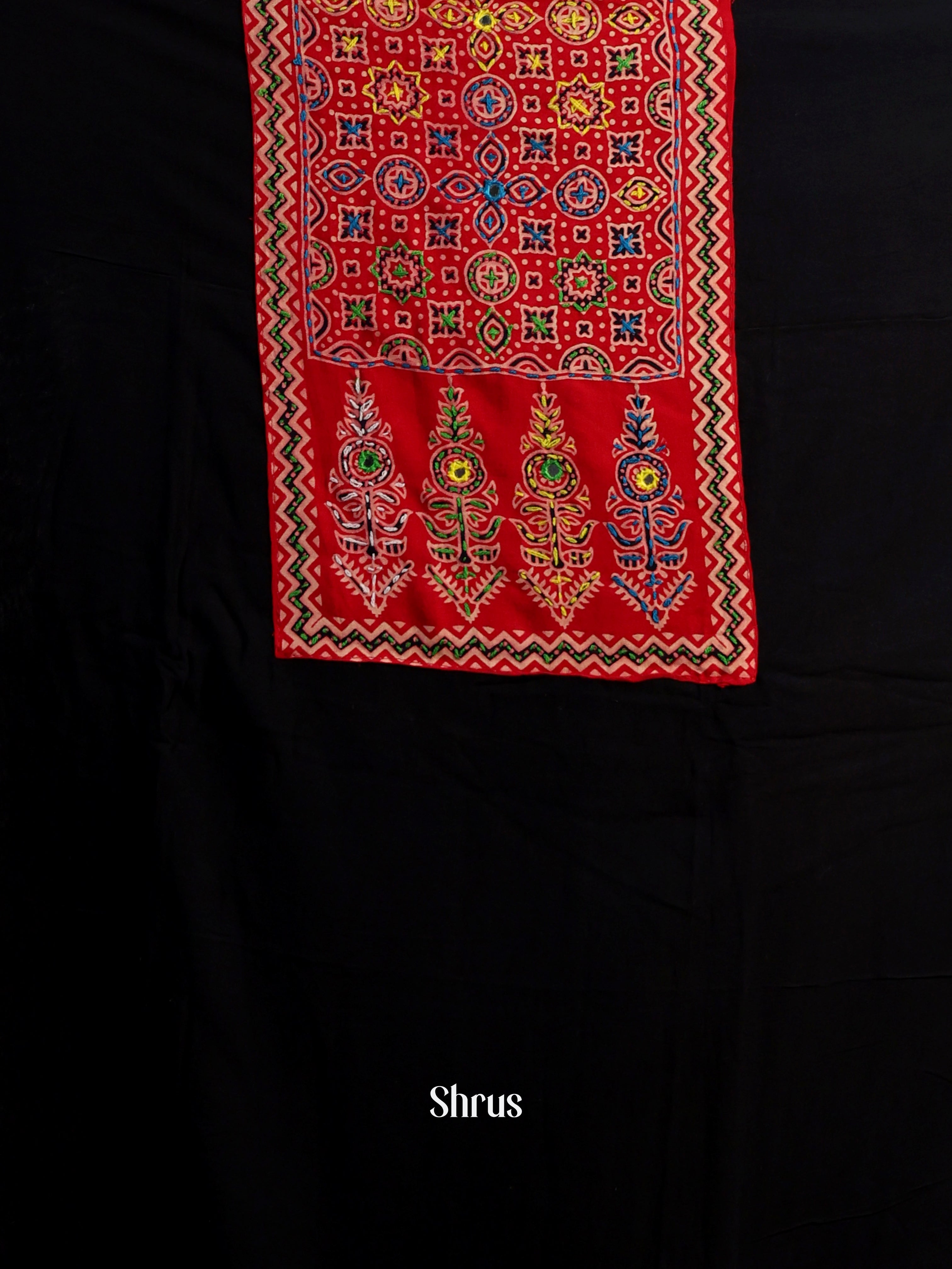CJS07077 - Ajrakh Salwar - Shop on Shrus.com