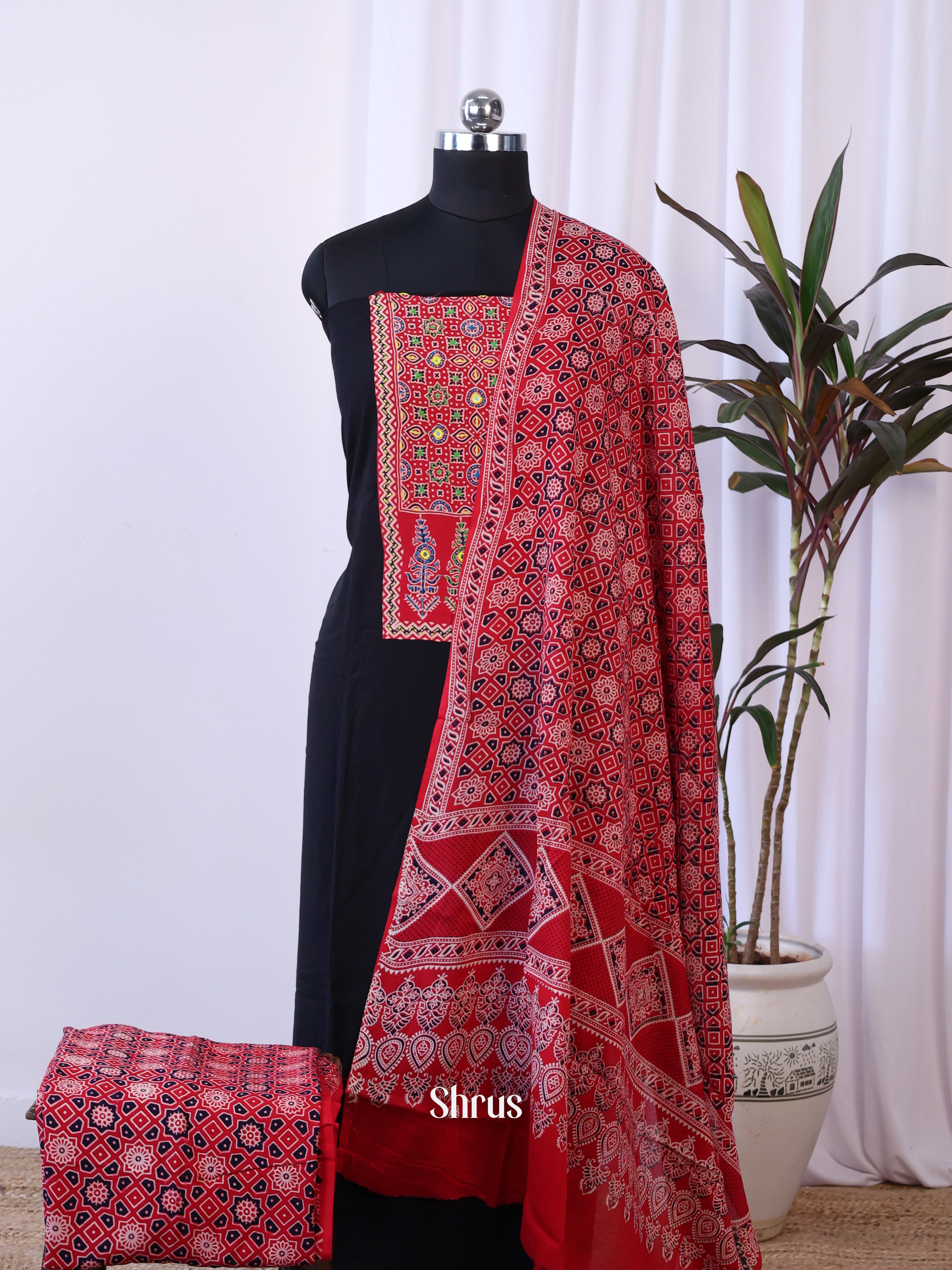 CJS07108 - Ajrakh Salwar - Shop on Shrus.com