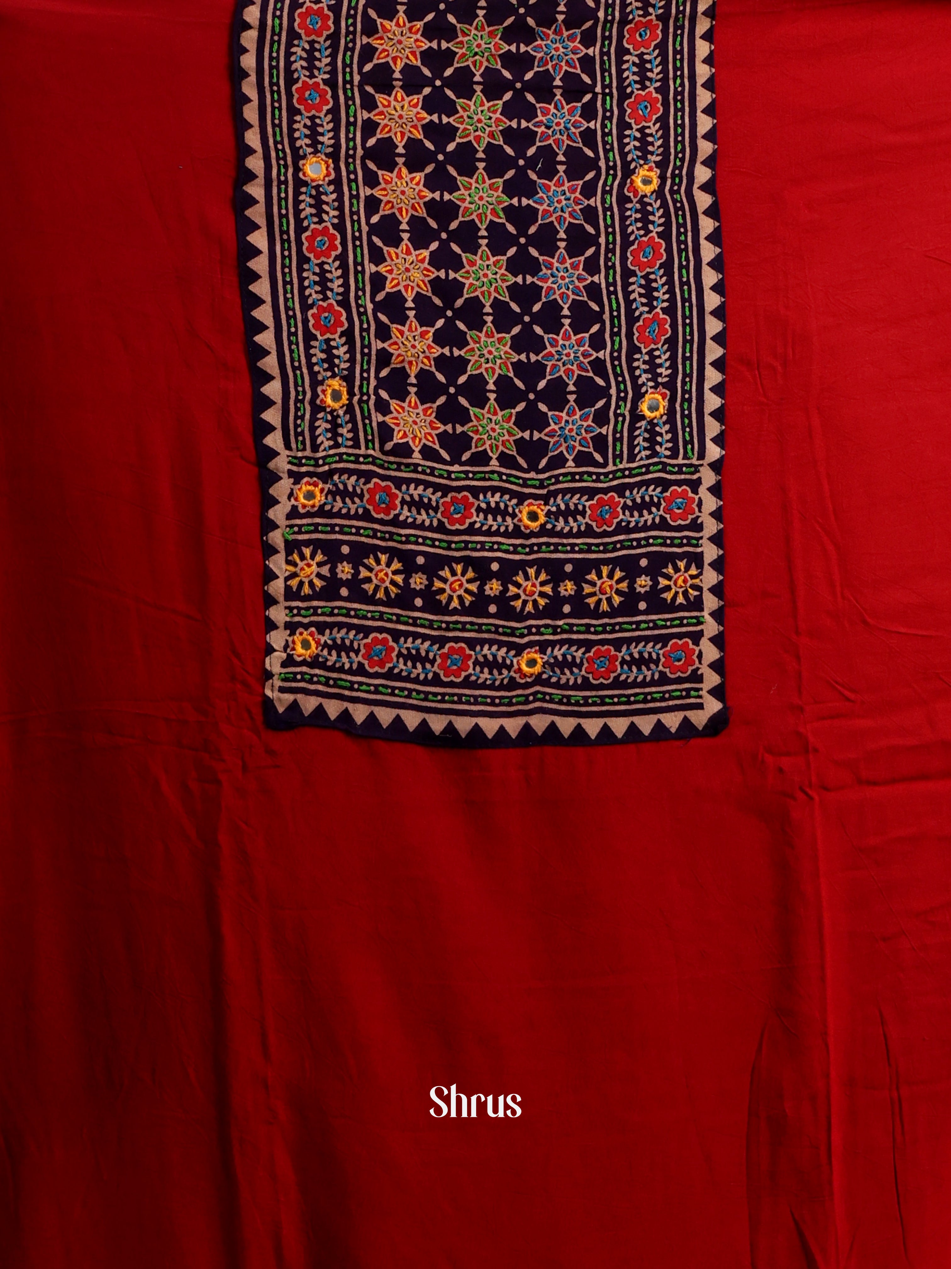 CJS07230 - Ajrakh Salwar - Shop on Shrus.com