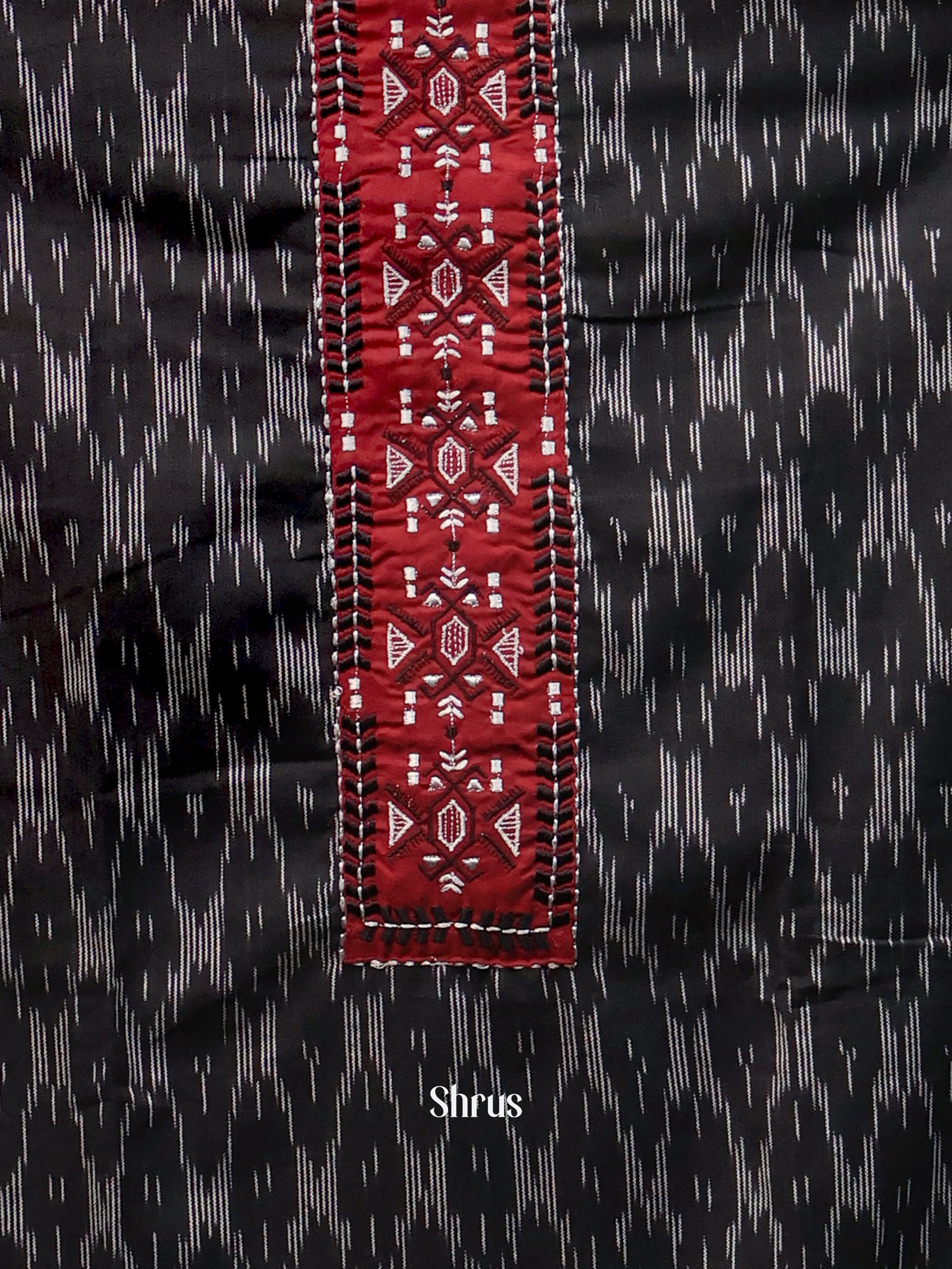 Black & Maroon - Cotton salwar - Shop on Shrus.com