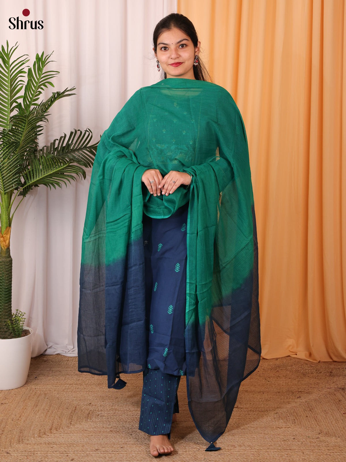 blue & Green - Readymade Suits - Shop on Shrus.com