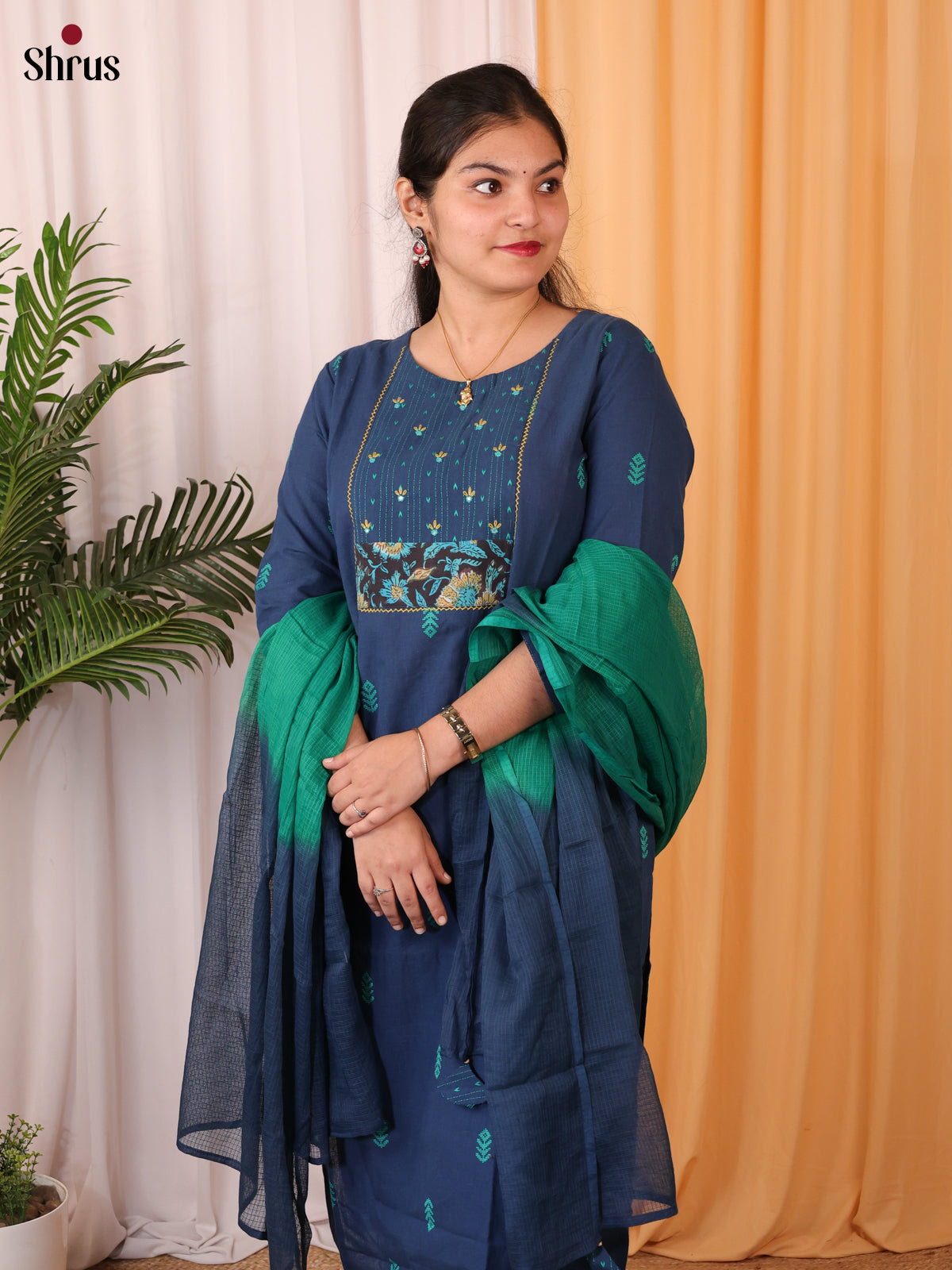 blue & Green - Readymade Suits - Shop on Shrus.com