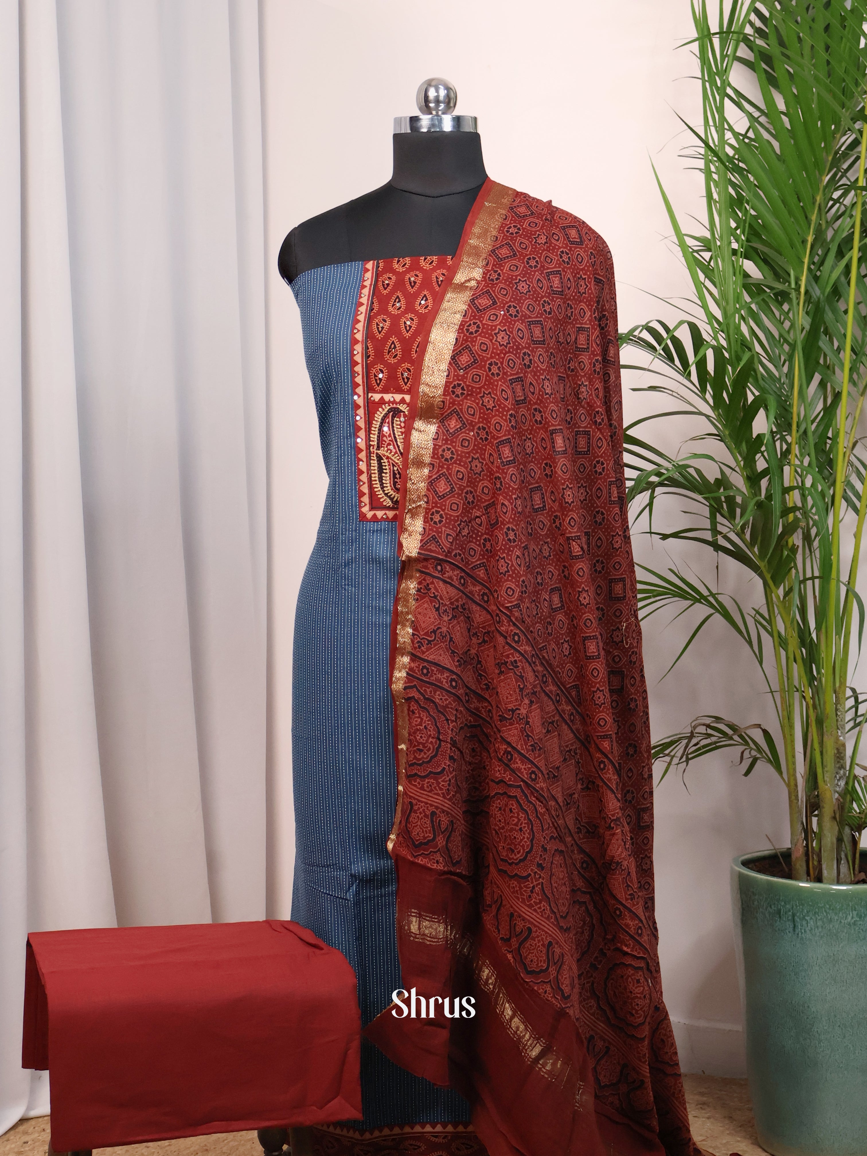 CJS07551 - Cotton salwar - Shop on Shrus.com
