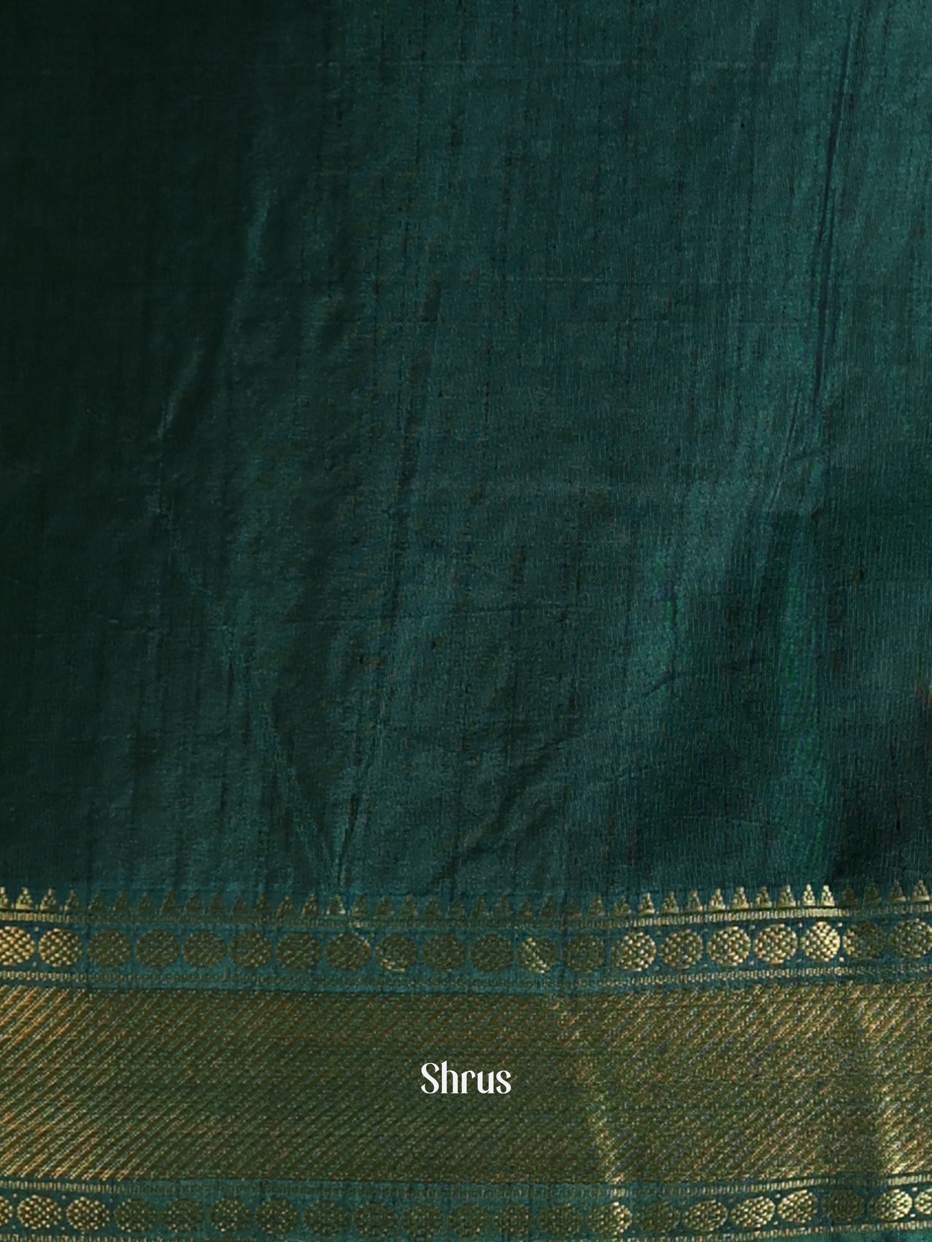 Blue & Green- Semi patola saree - Shop on Shrus.com