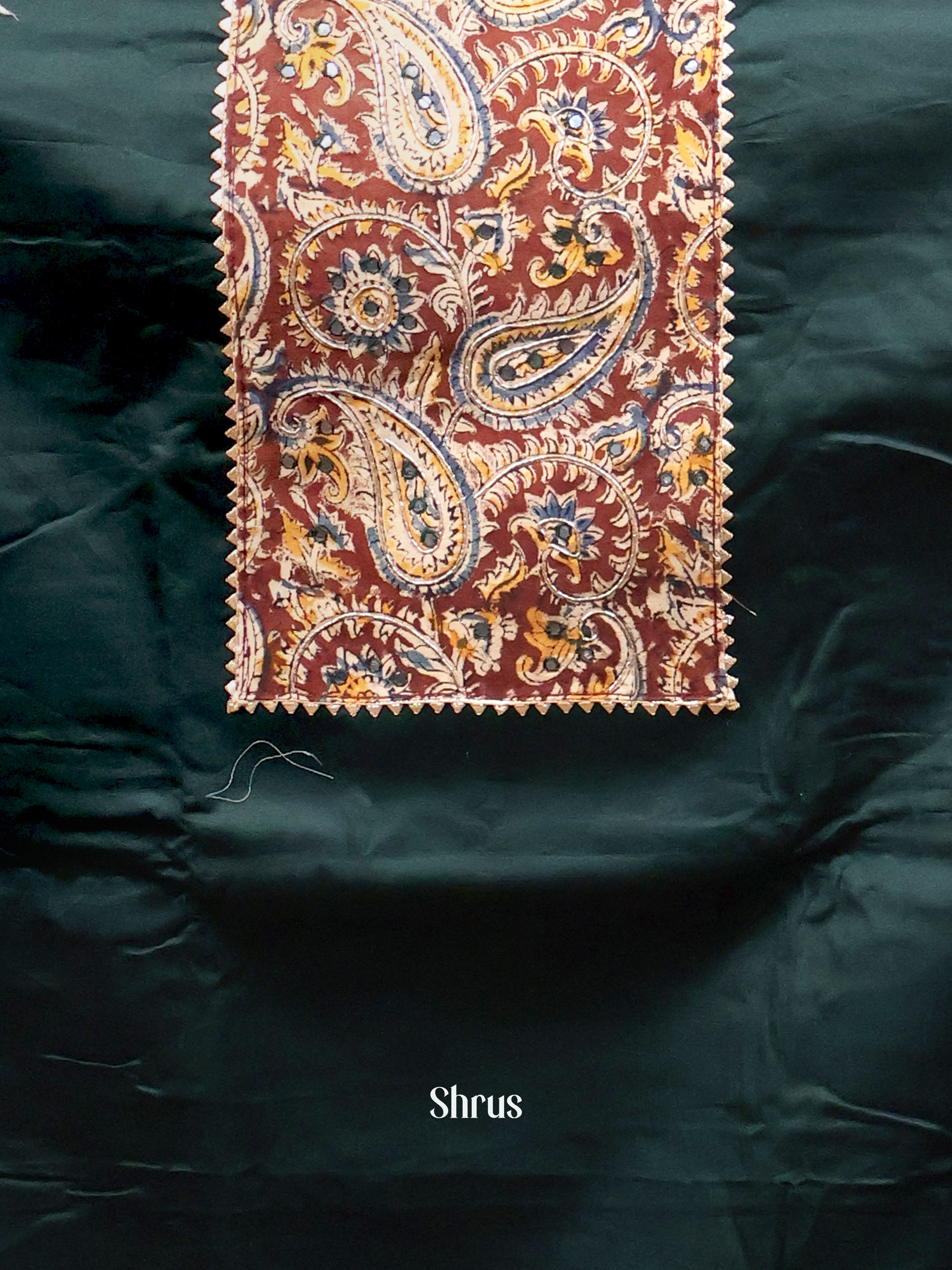 Green & Maroon - Cotton salwar - Shop on Shrus.com