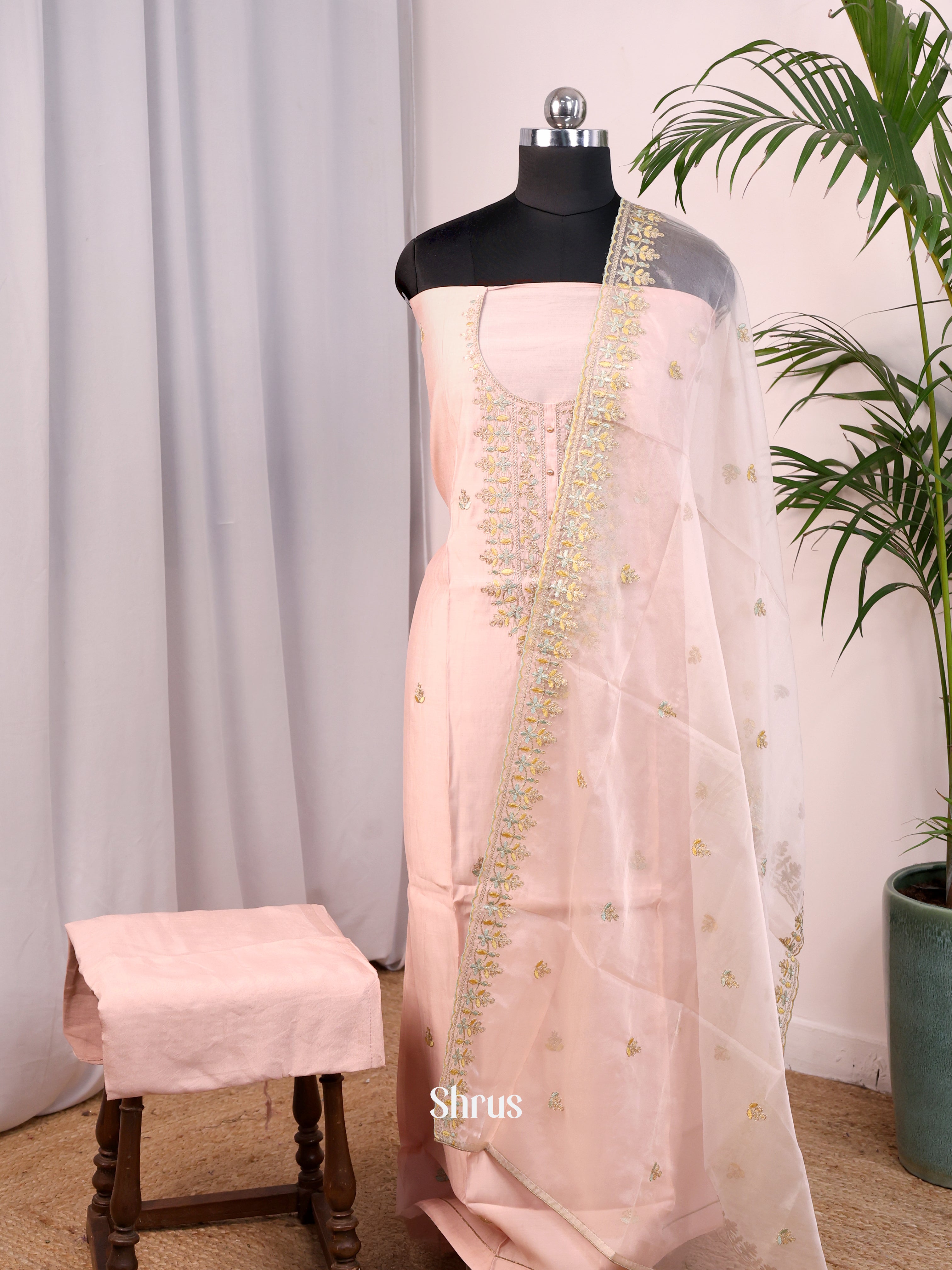 Pink - Cotton salwar - Shop on Shrus.com