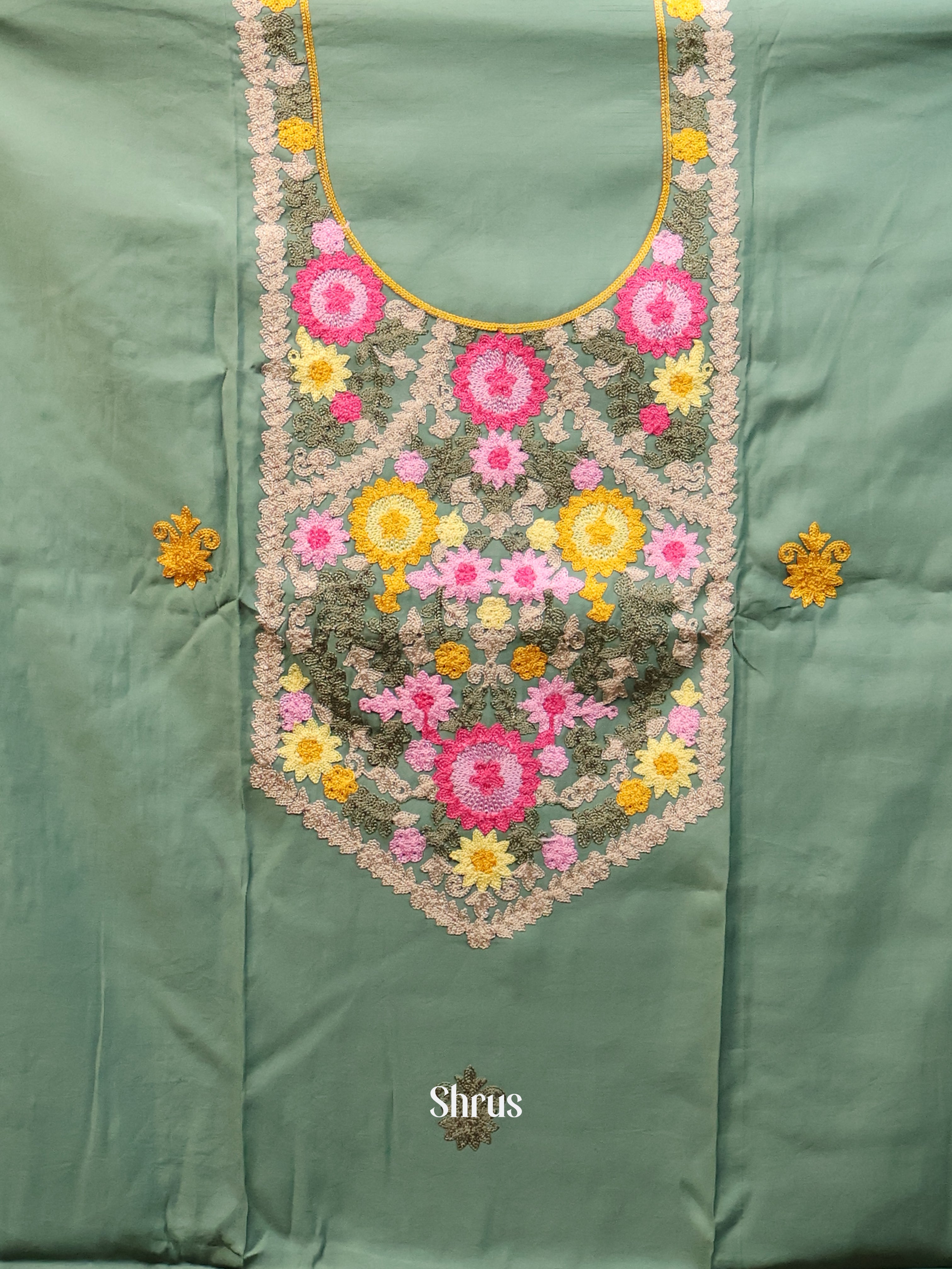 Green - Cotton salwar - Shop on Shrus.com