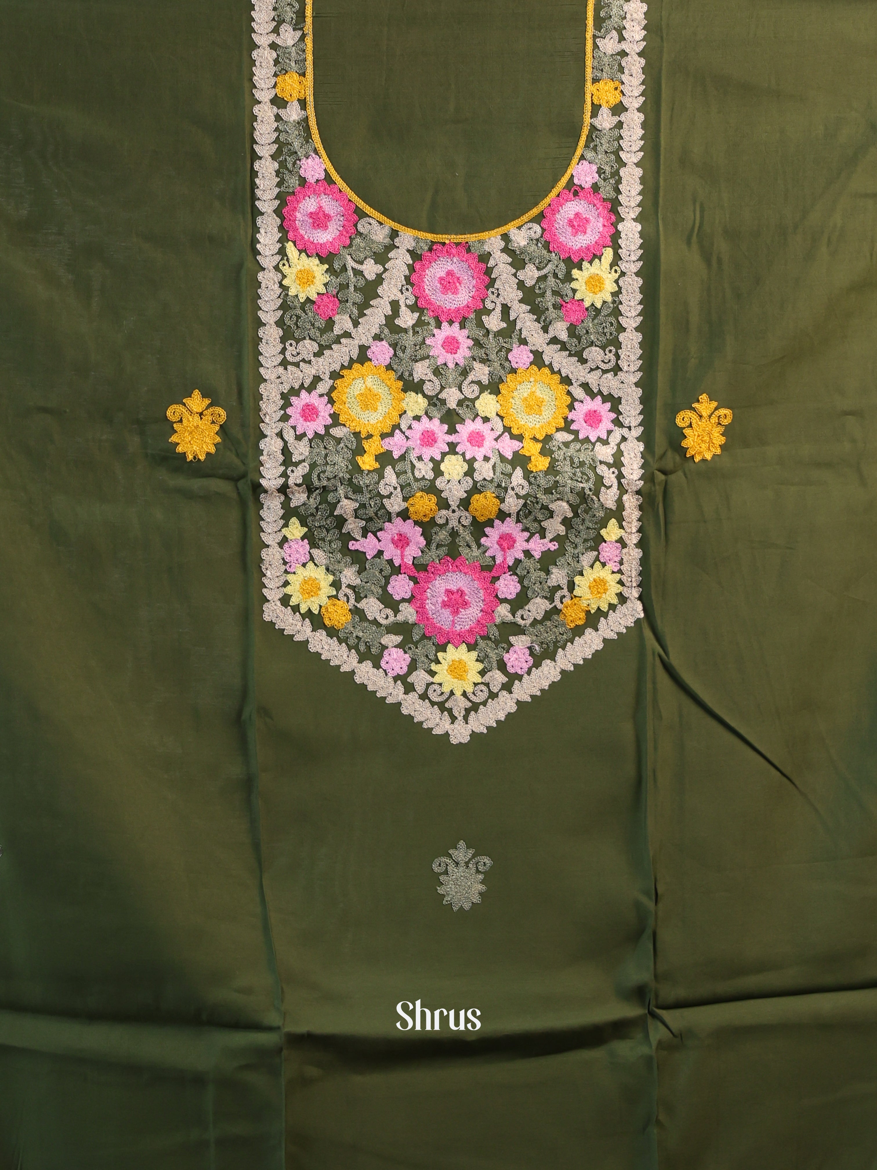 Green - Cotton salwar - Shop on Shrus.com