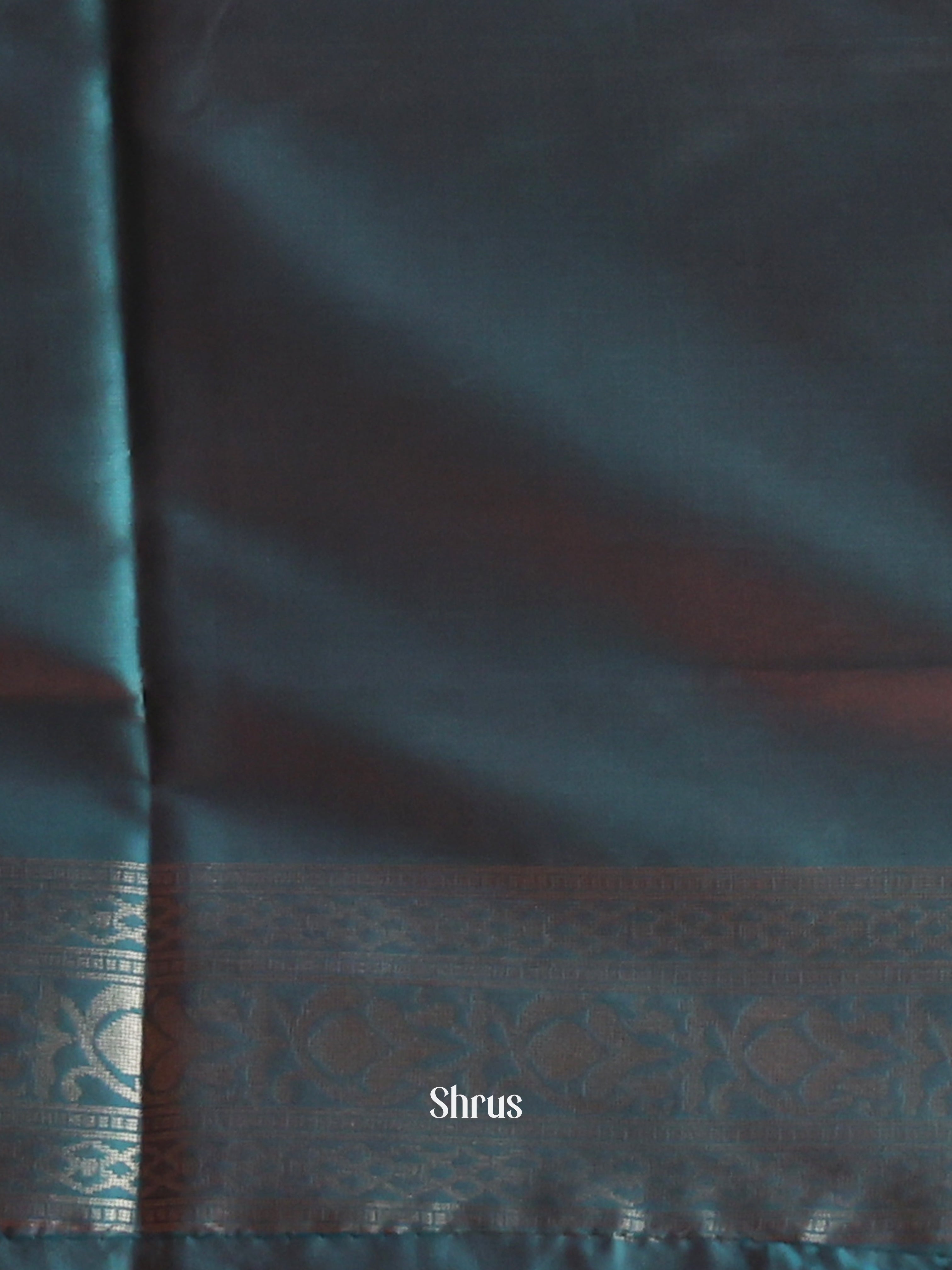 Red & Green - Semi Softsilk Saree - Shop on Shrus.com