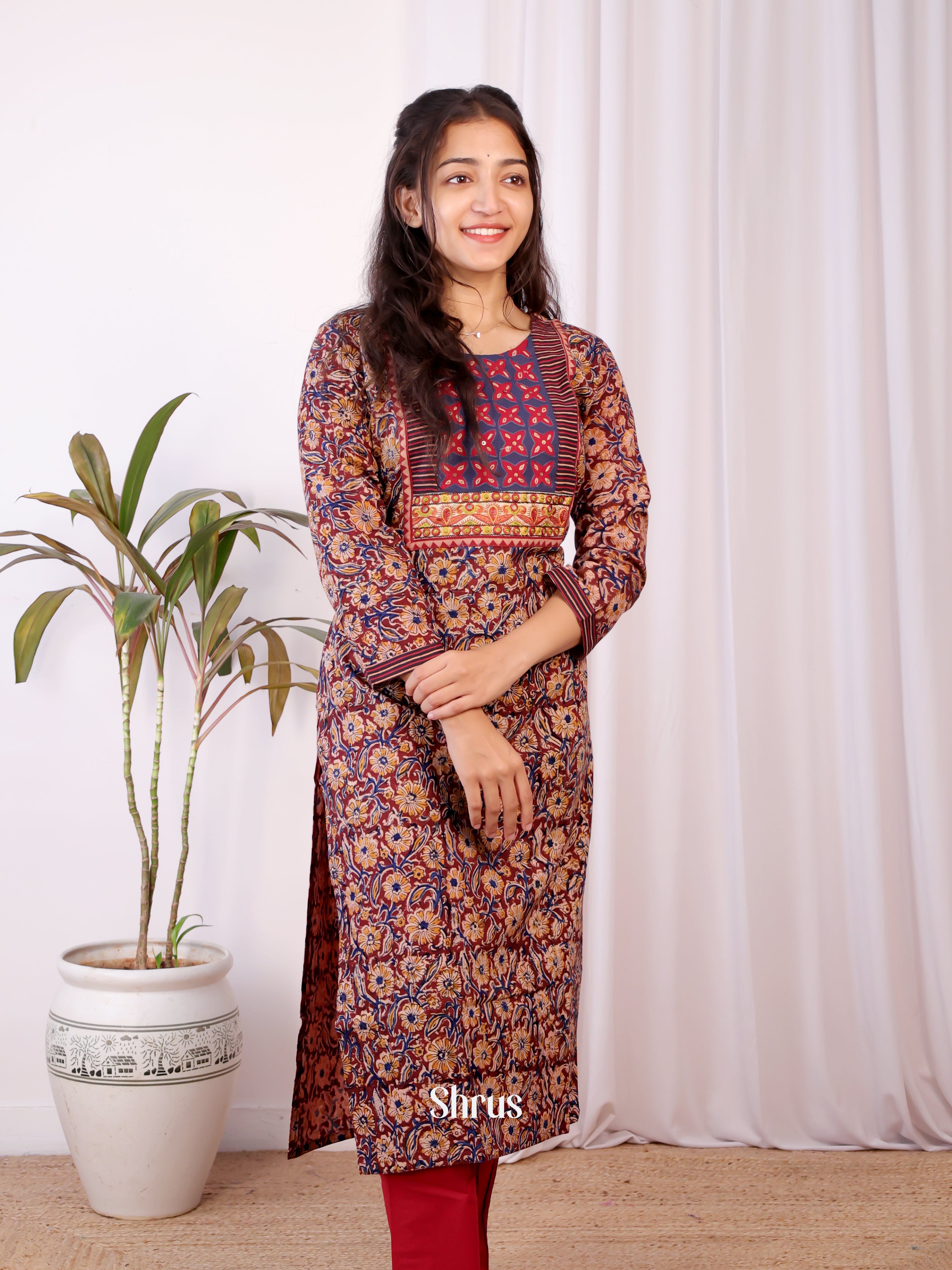 Maroon - Readymade Suits - Shop on Shrus.com