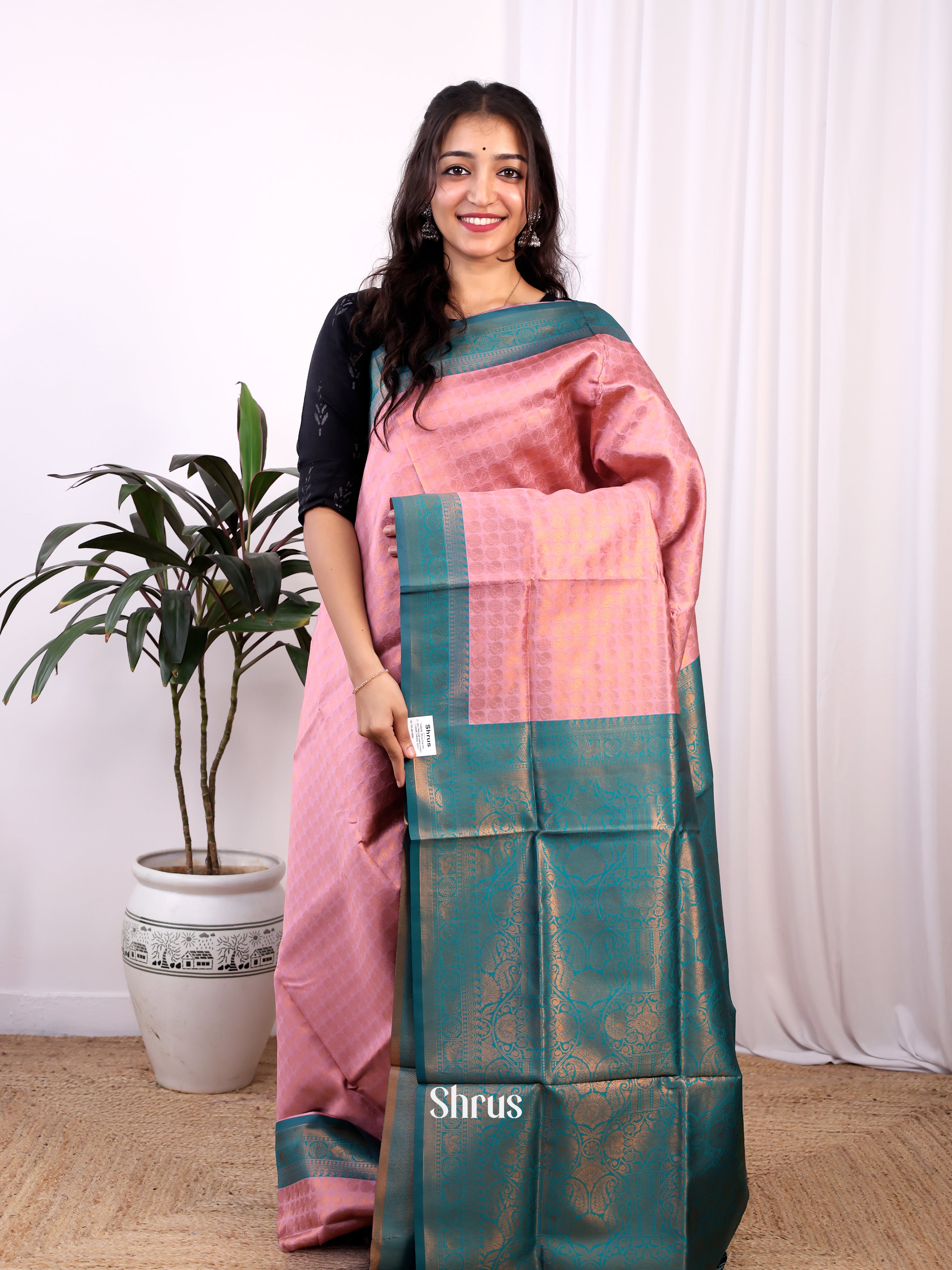 CJS08190 -Semi Kanchipuram - Shop on Shrus.com
