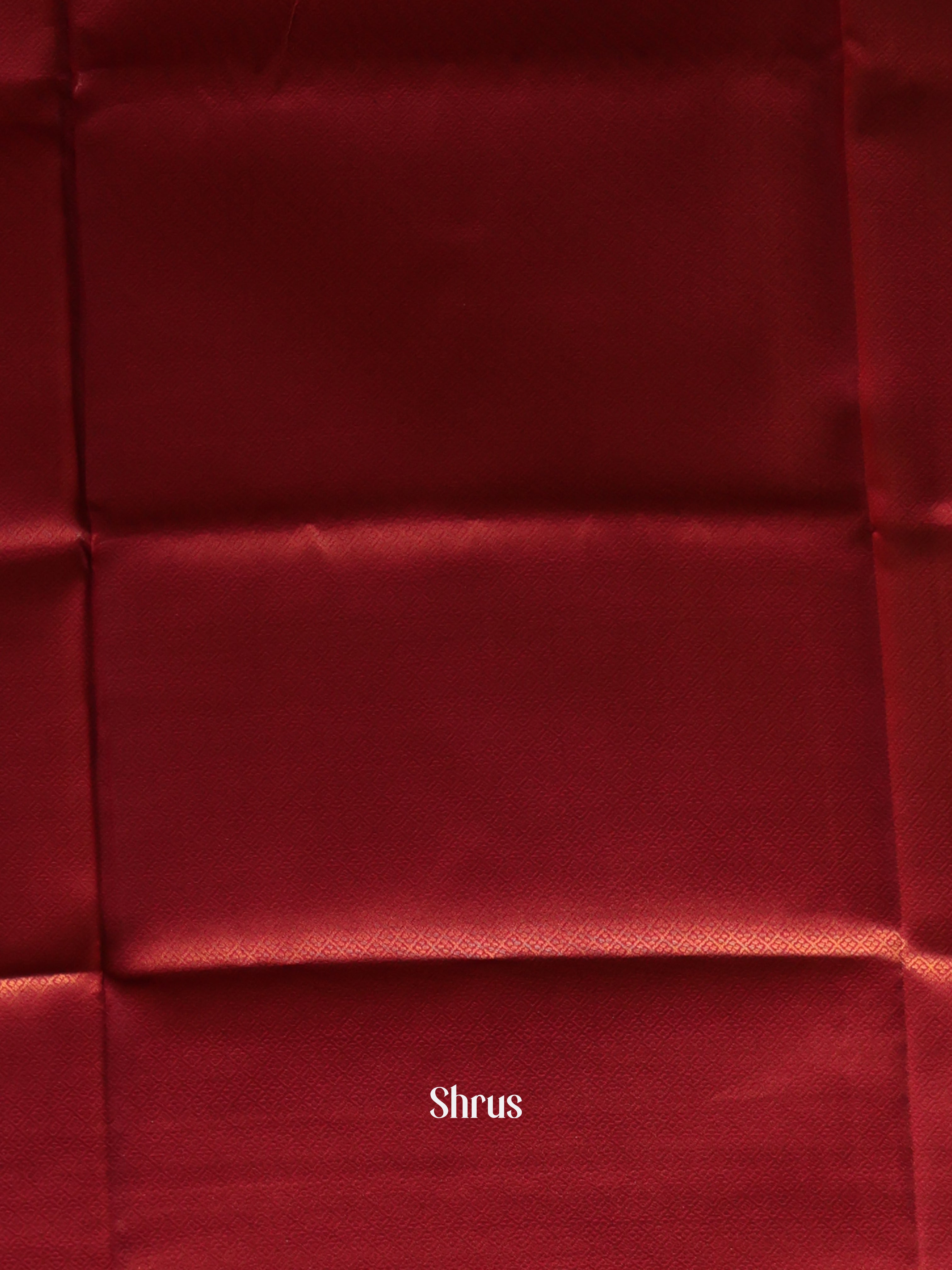 Golden & REd -Semi Kanchipuram - Shop on Shrus.com