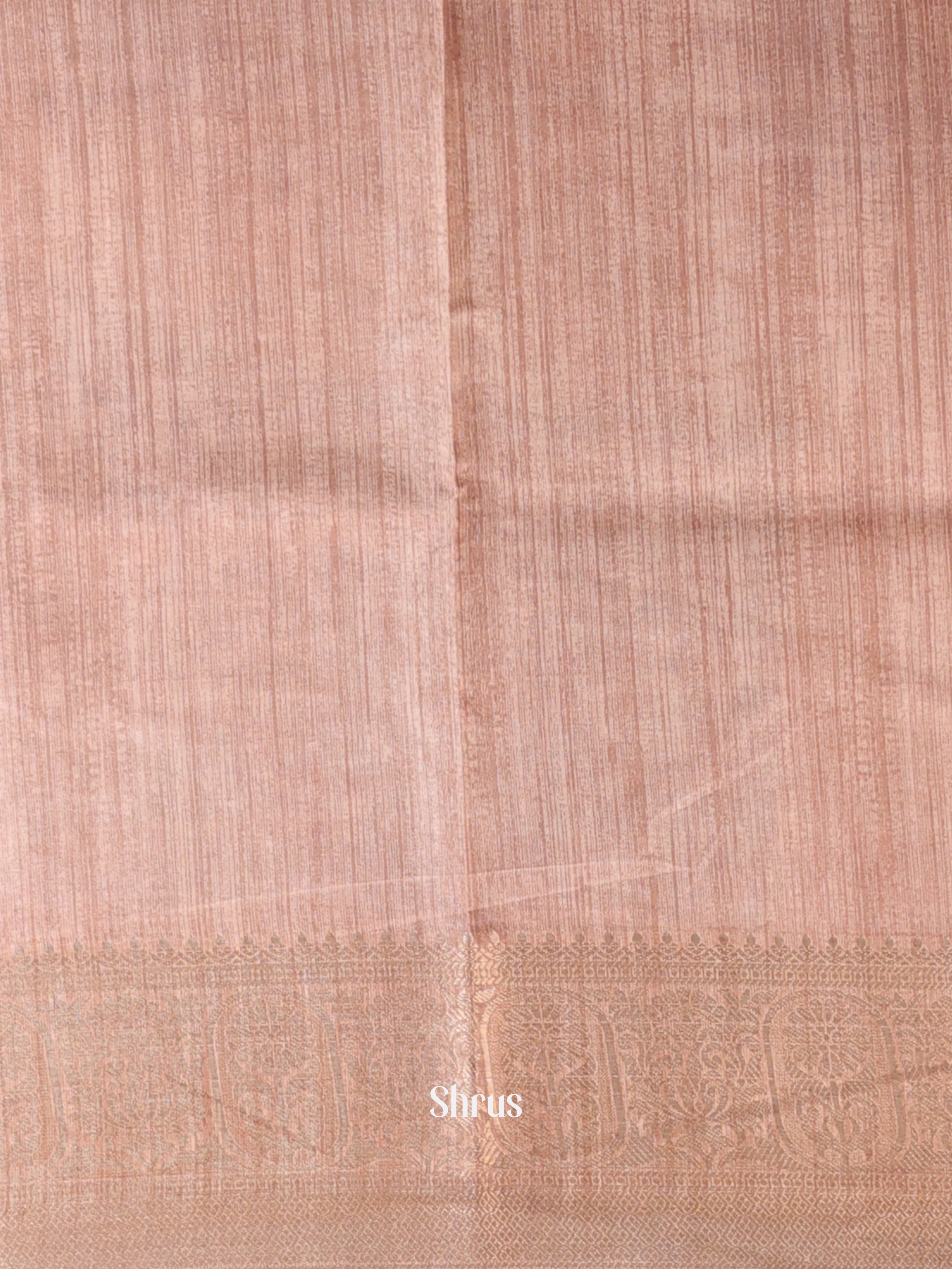 Black & Brown - Semi Dupion Saree - Shop on Shrus.com