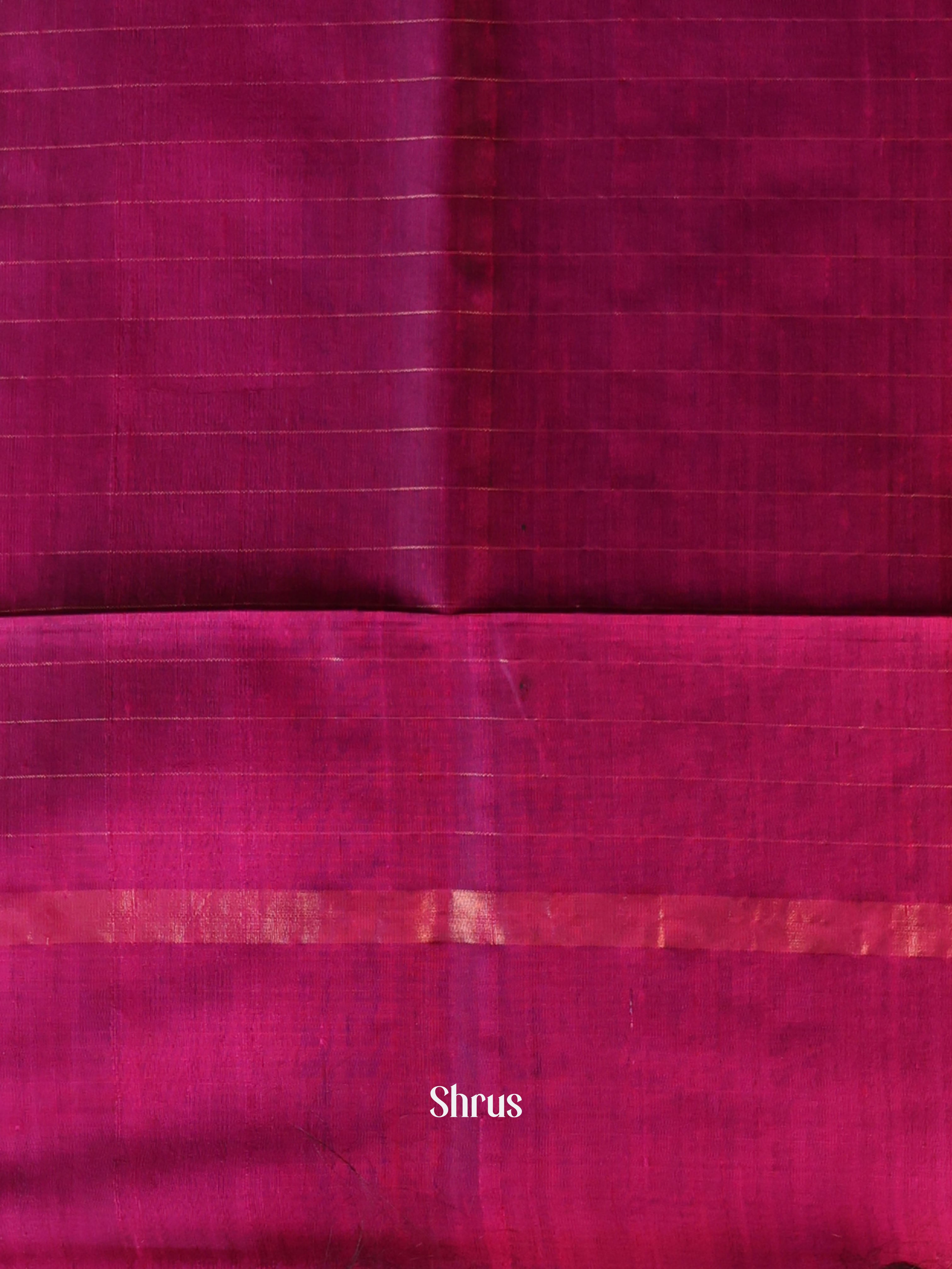Violet & Purple- Raw Silk Saree - Shop on Shrus.com