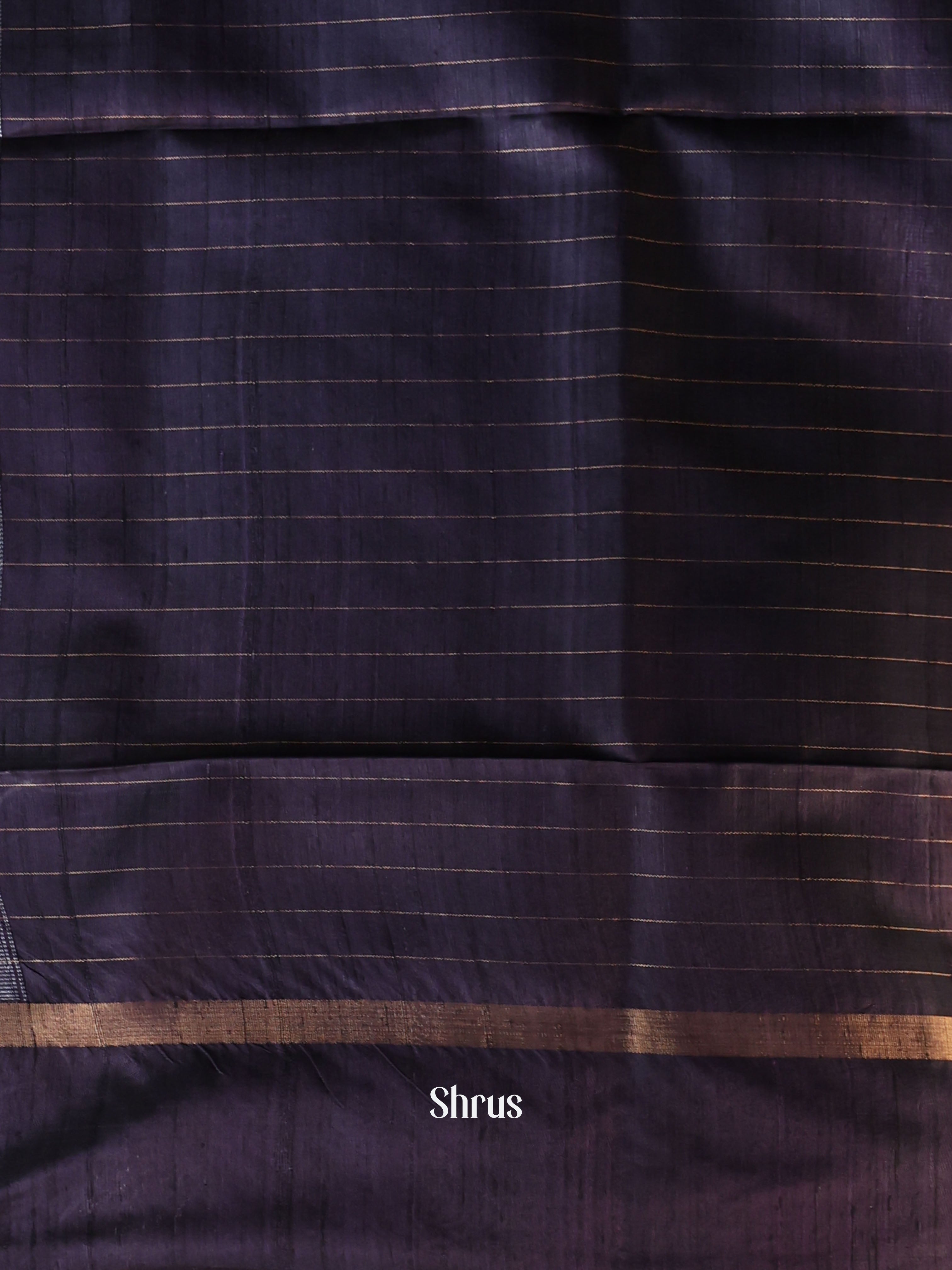 Majenta & Violet- Raw Silk Saree - Shop on Shrus.com