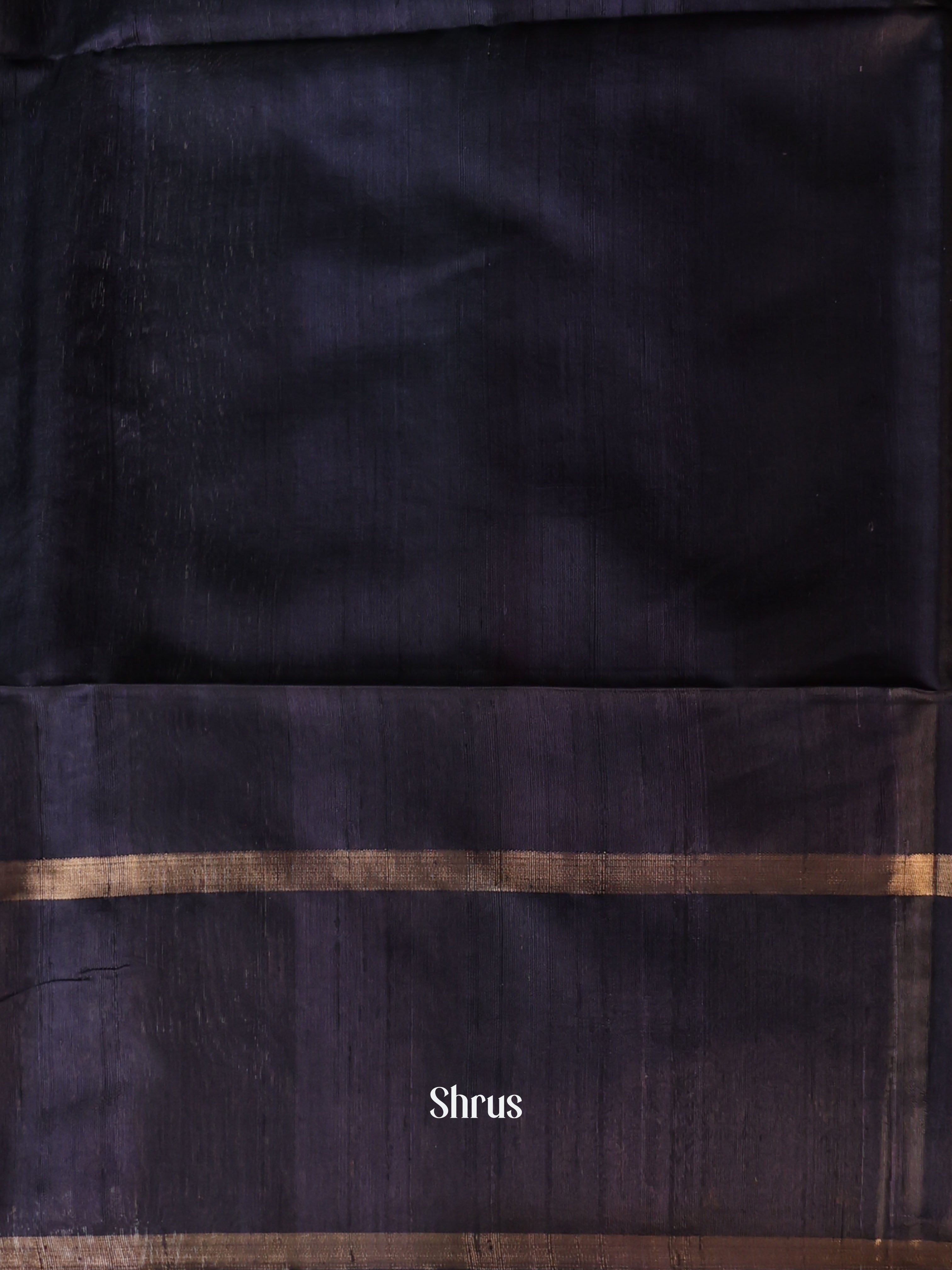 Red & Blue - Raw Silk Saree - Shop on Shrus.com