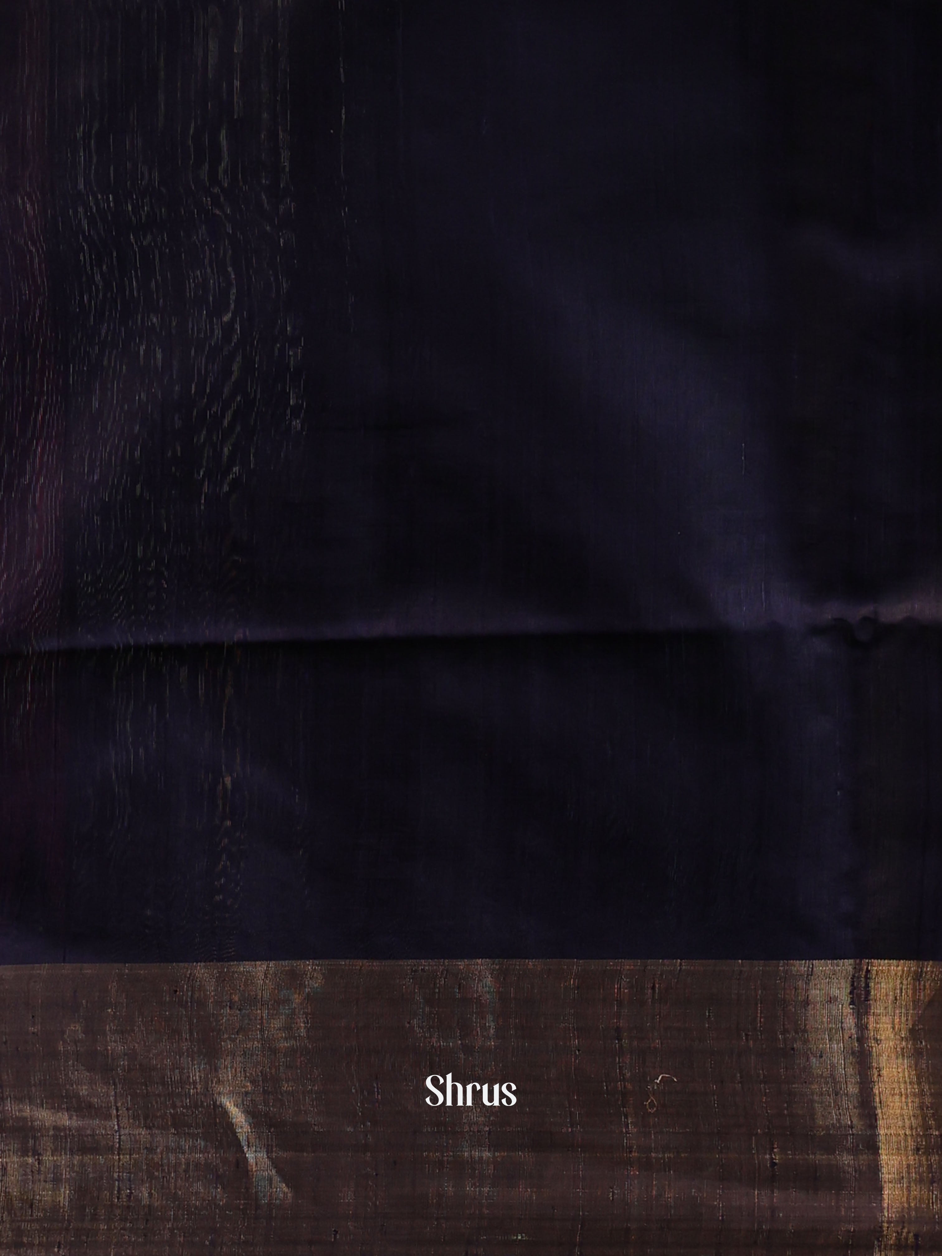 Majenta & Black - Raw Silk Saree - Shop on Shrus.com