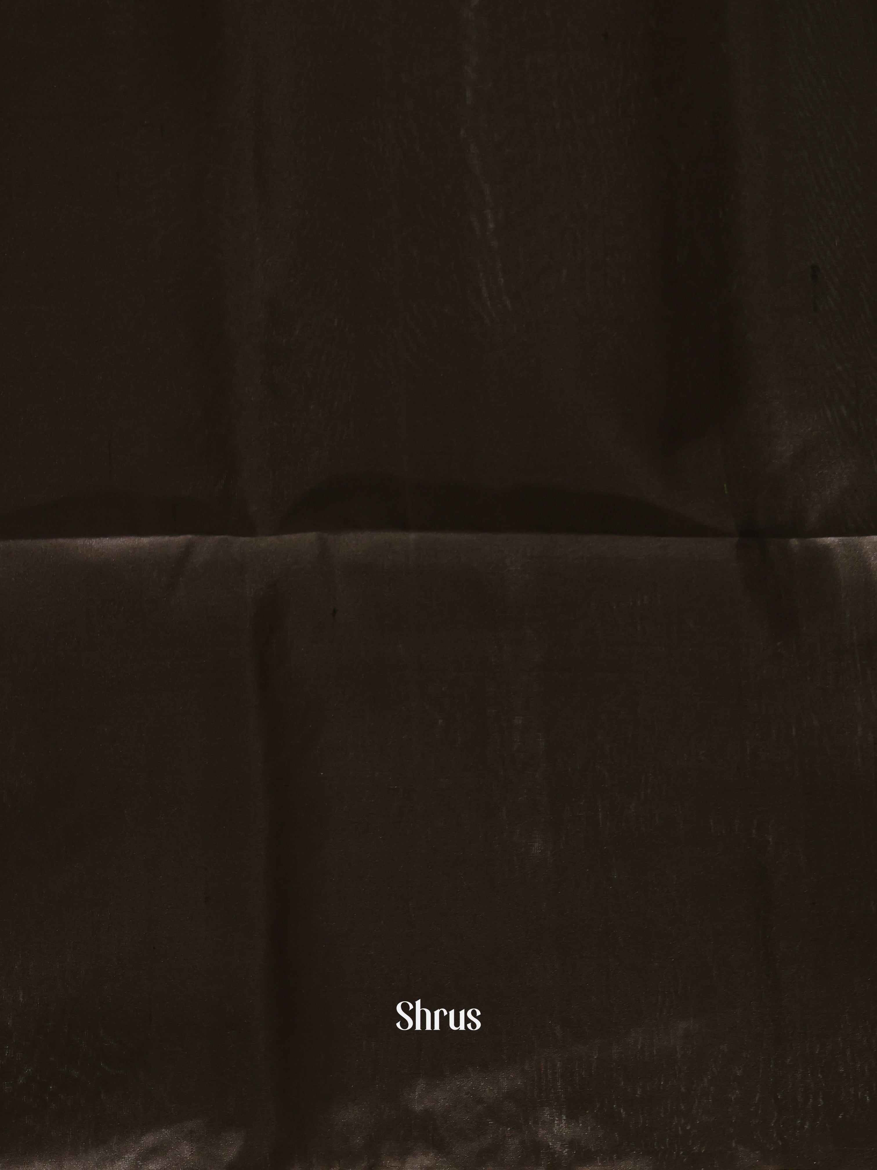 Leaf Green & Black - Soft Silk Saree - Shop on Shrus.com