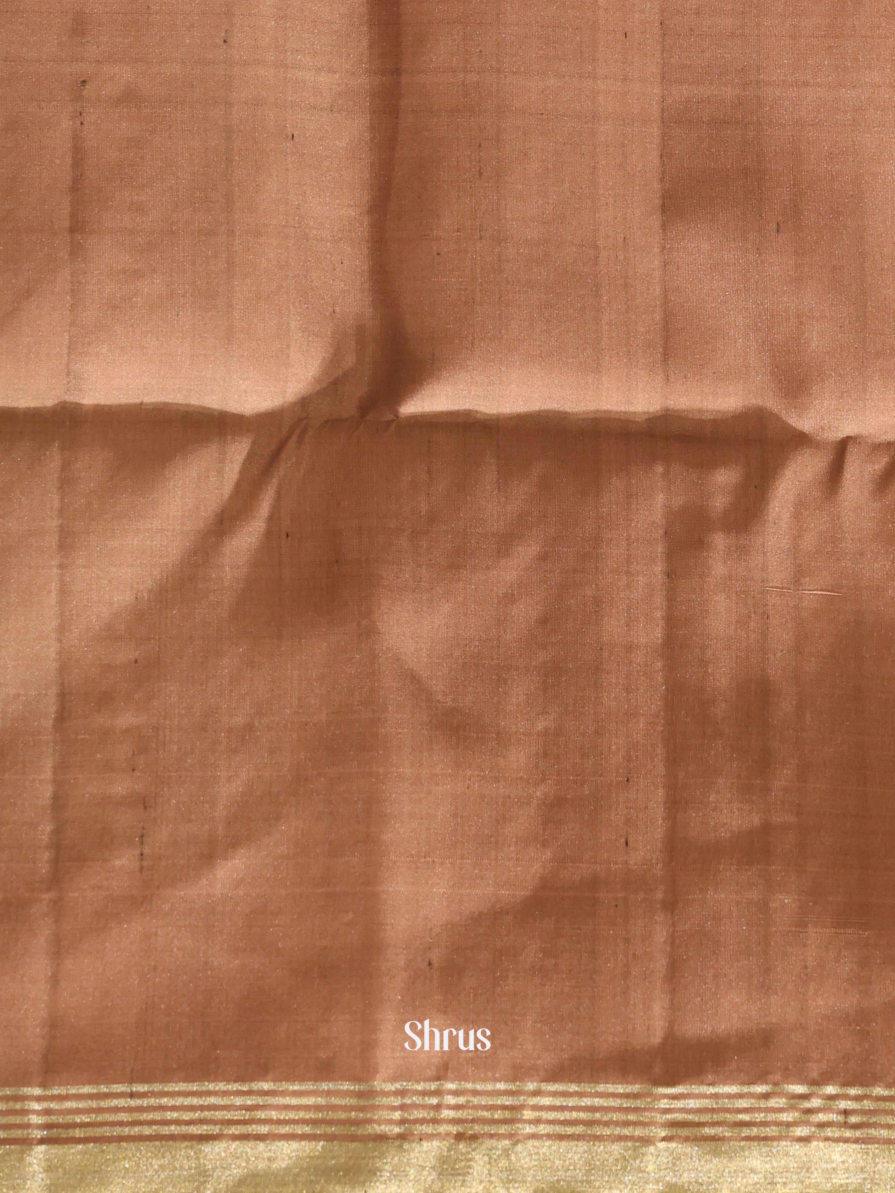 Black & Brown - Soft Silk Saree - Shop on Shrus.com