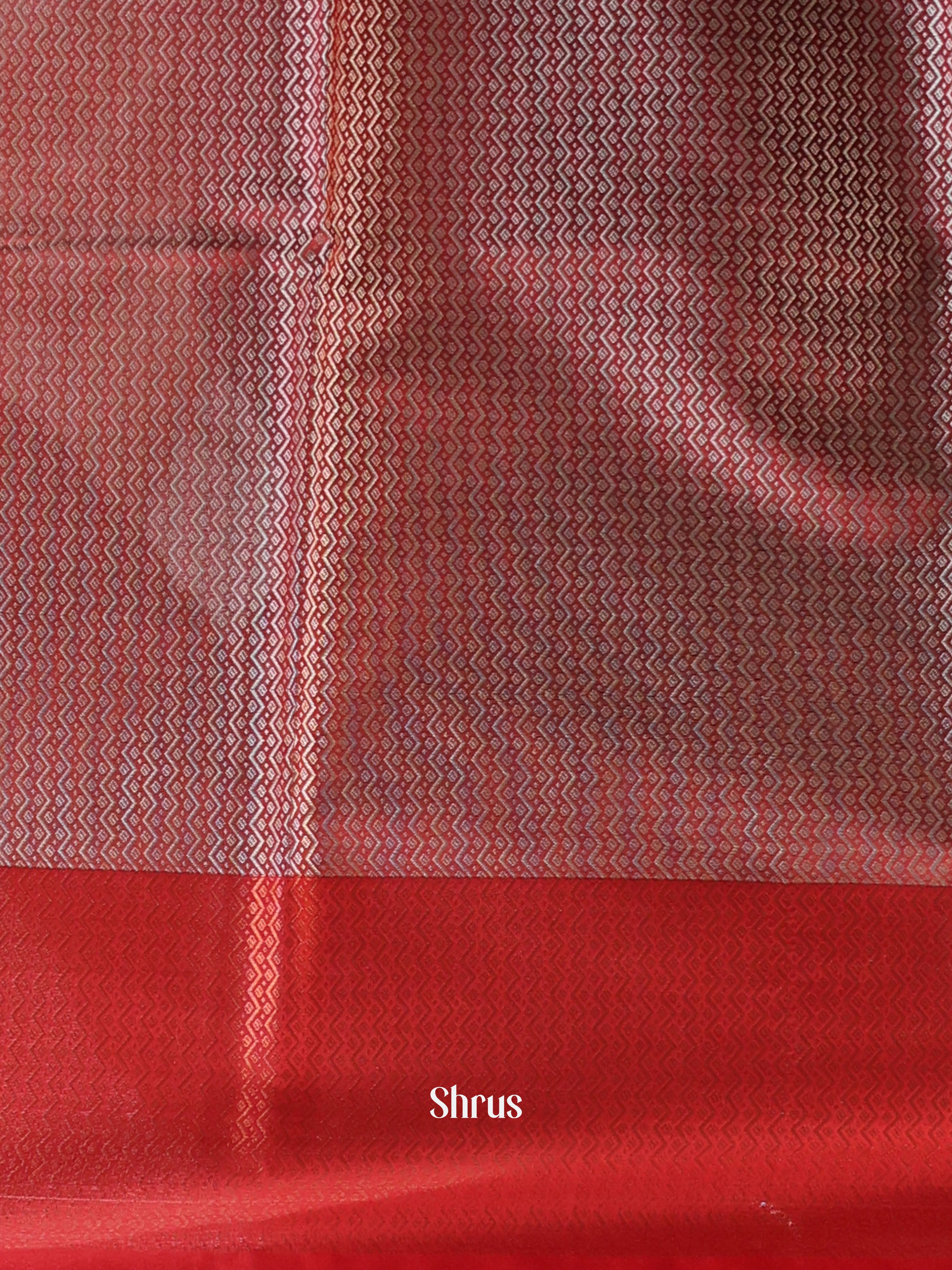 Grey & Maroon - Tanchoi Saree - Shop on Shrus.com