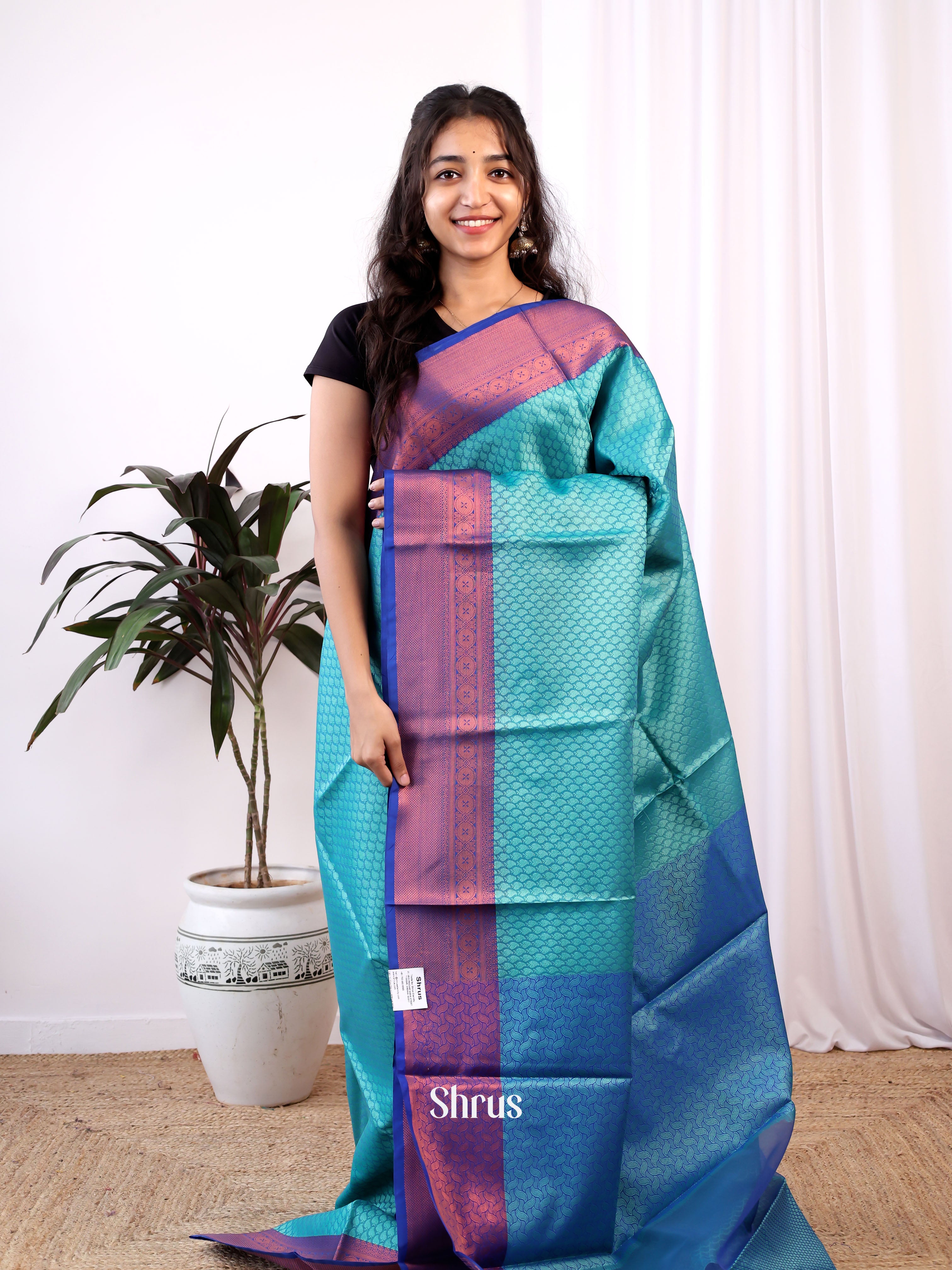 CJS09588 - Tanchoi Saree - Shop on Shrus.com