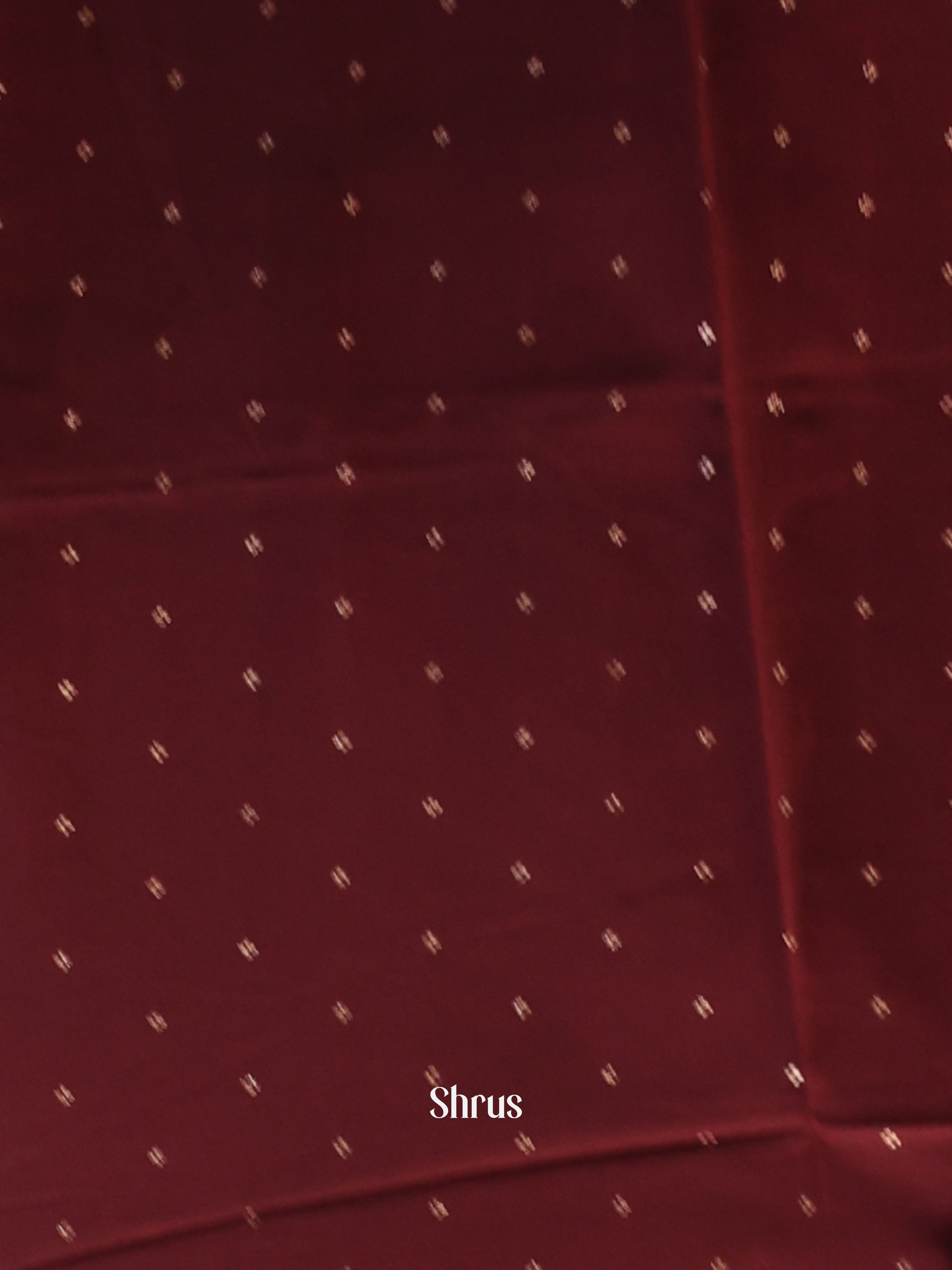 Green & Maroon - Semi Dola silk Saree - Shop on Shrus.com