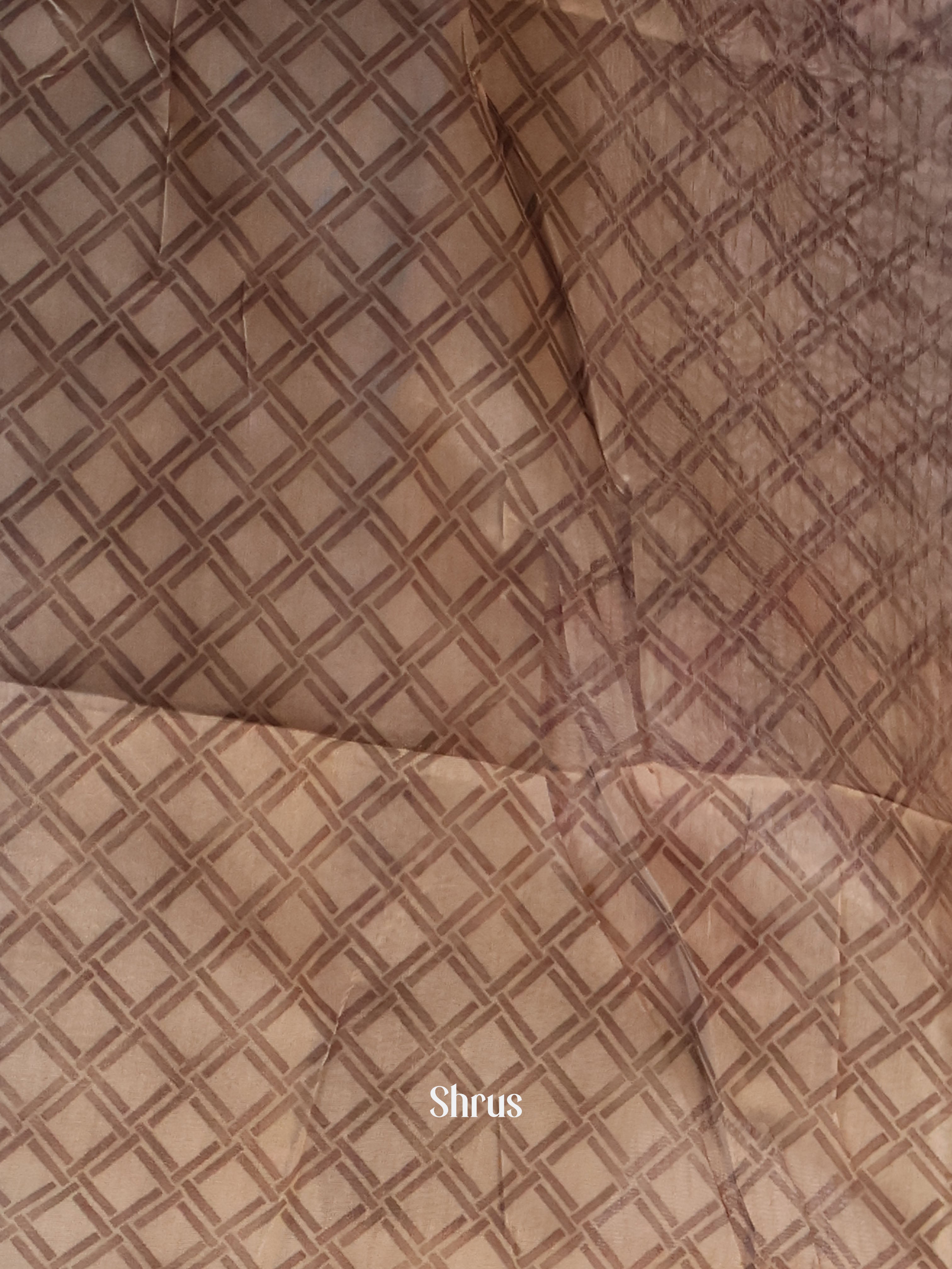 Grey - Semi Jute Saree - Shop on Shrus.com
