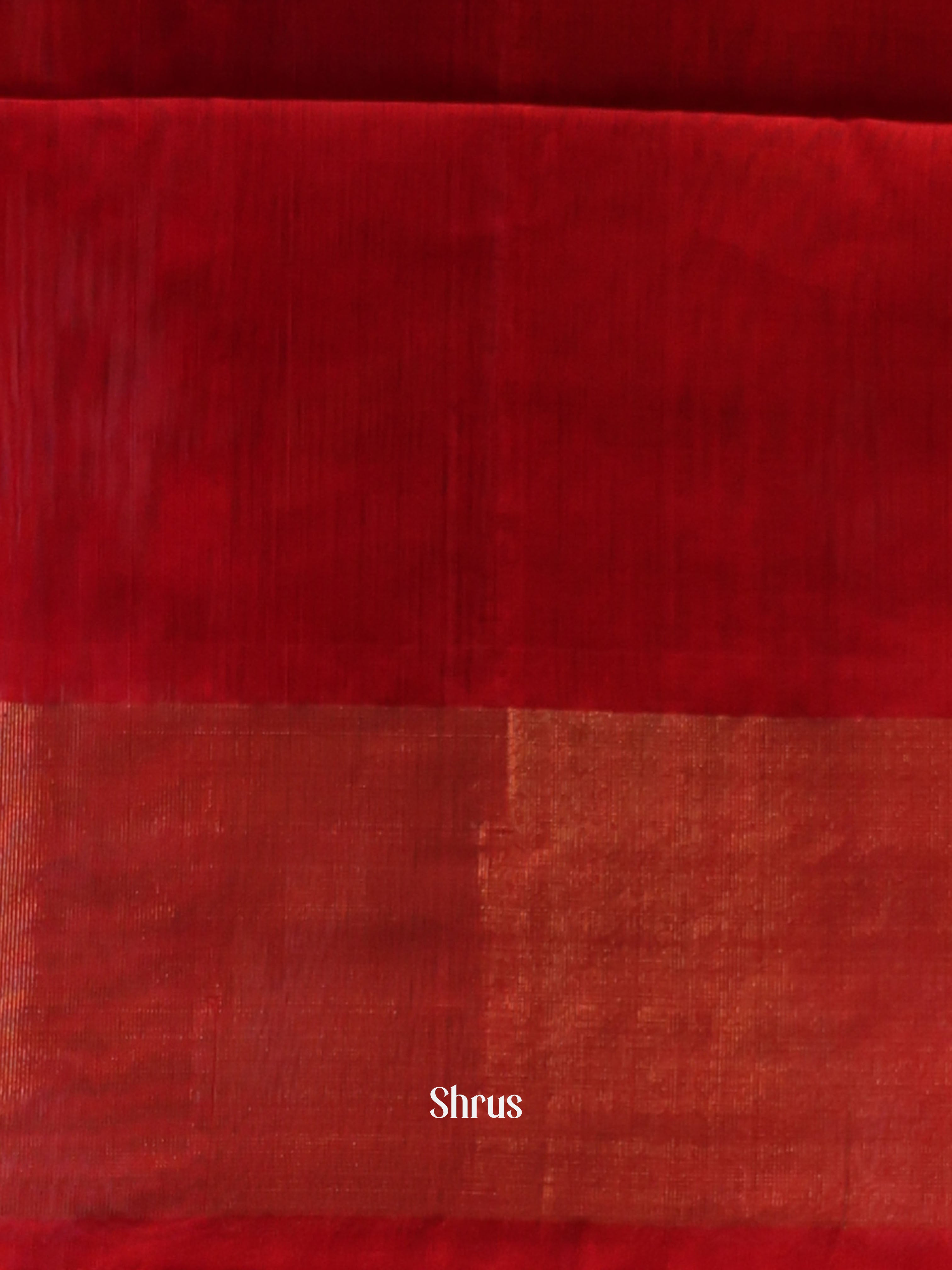 Violet & Red- Pochampally sico Saree - Shop on Shrus.com