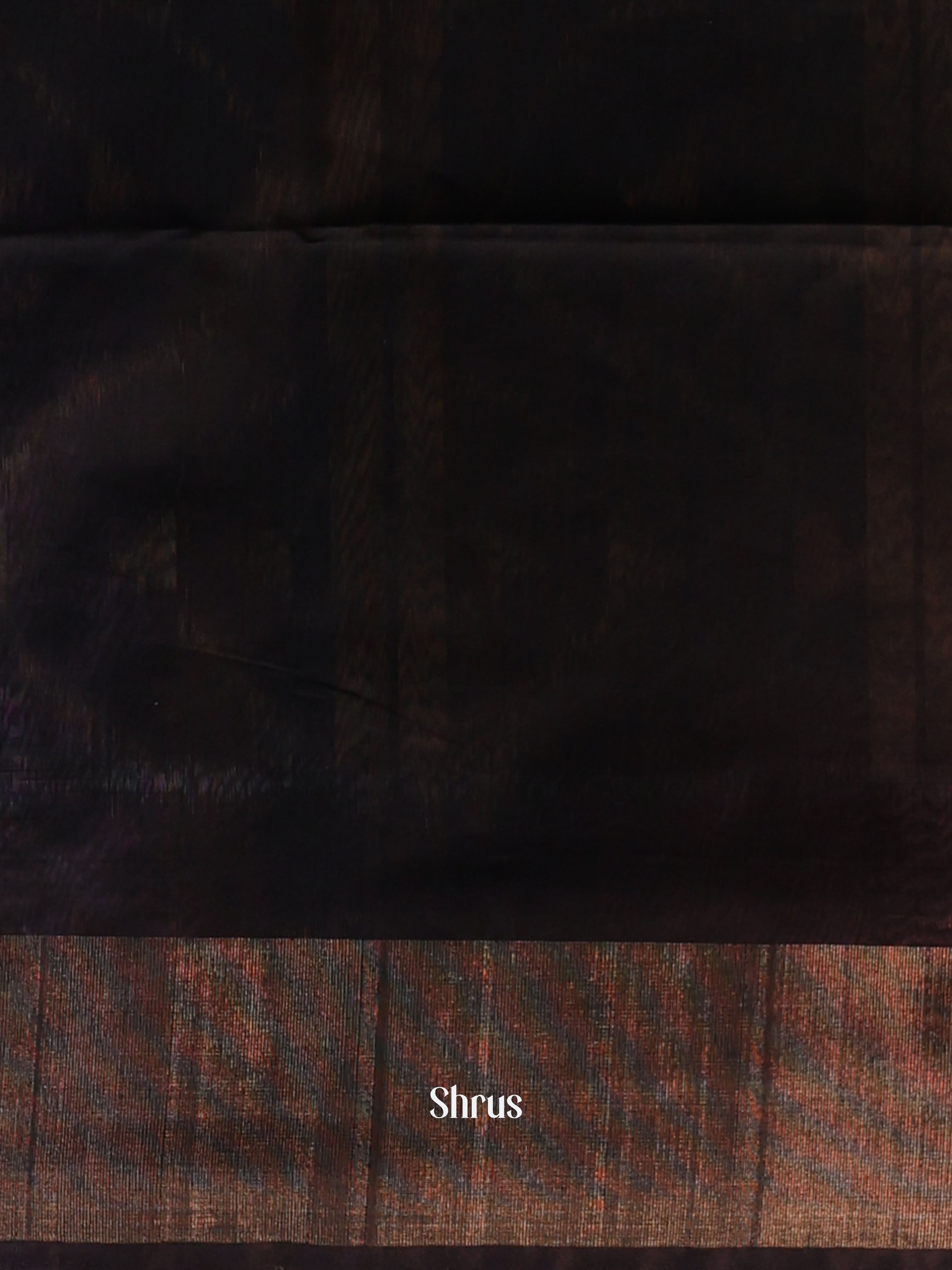 red & Black - Pochampally sico Saree - Shop on Shrus.com