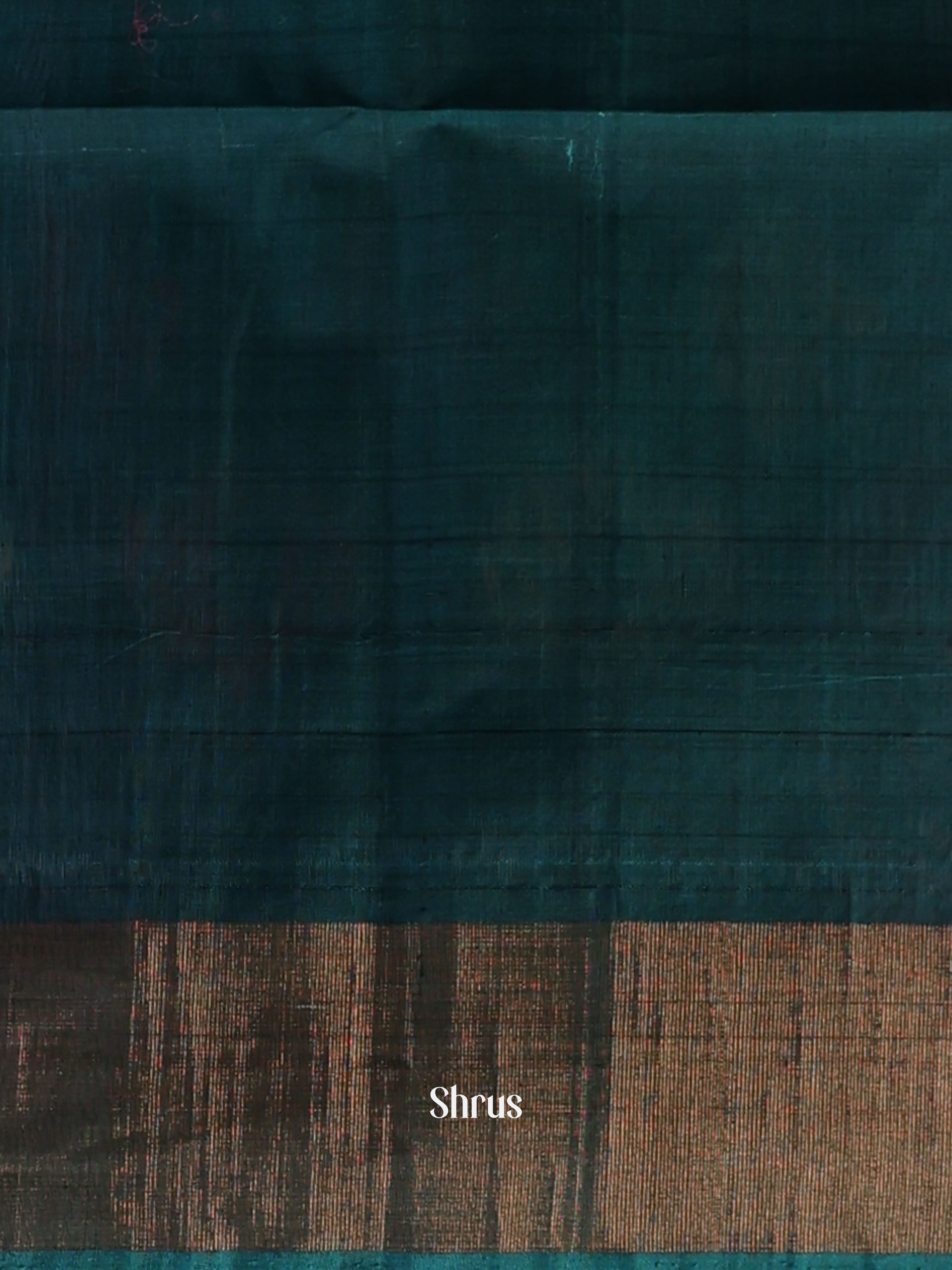 Red & Peacock Green - Pochampally sico Saree - Shop on Shrus.com