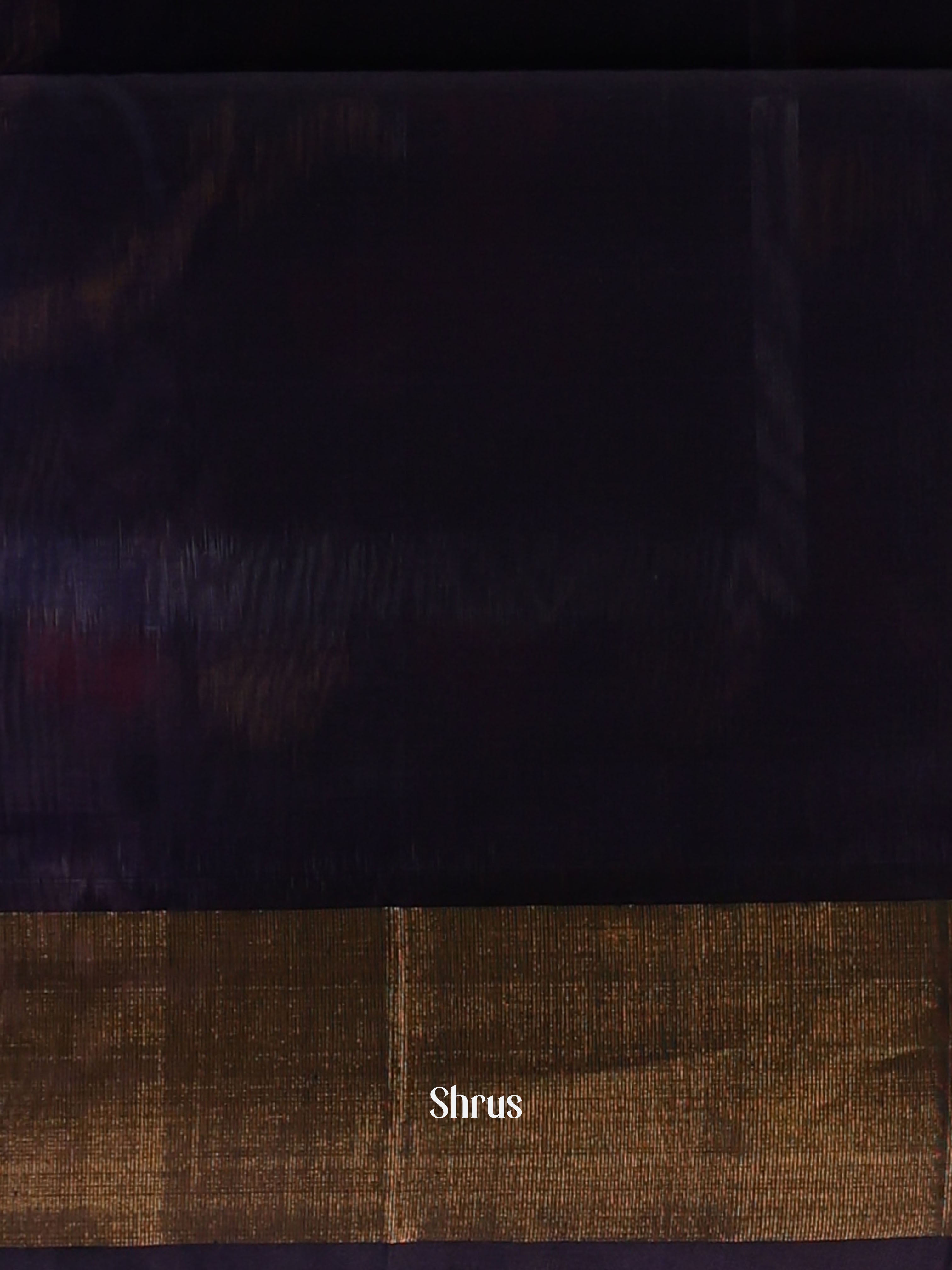 Mustardy Green & Violet - Pochampally sico Saree - Shop on Shrus.com